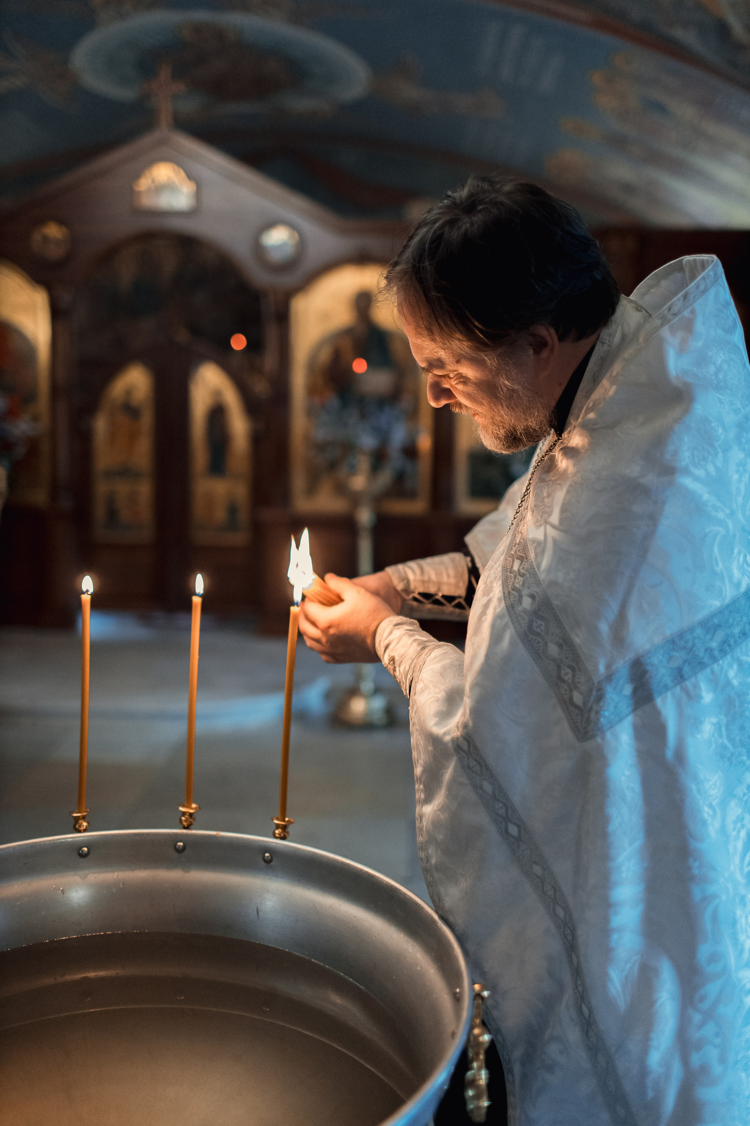 Крещение в Зачатьевском Монастыре. Профессиональный фотограф в Москве и Мо Мария Шантарёва