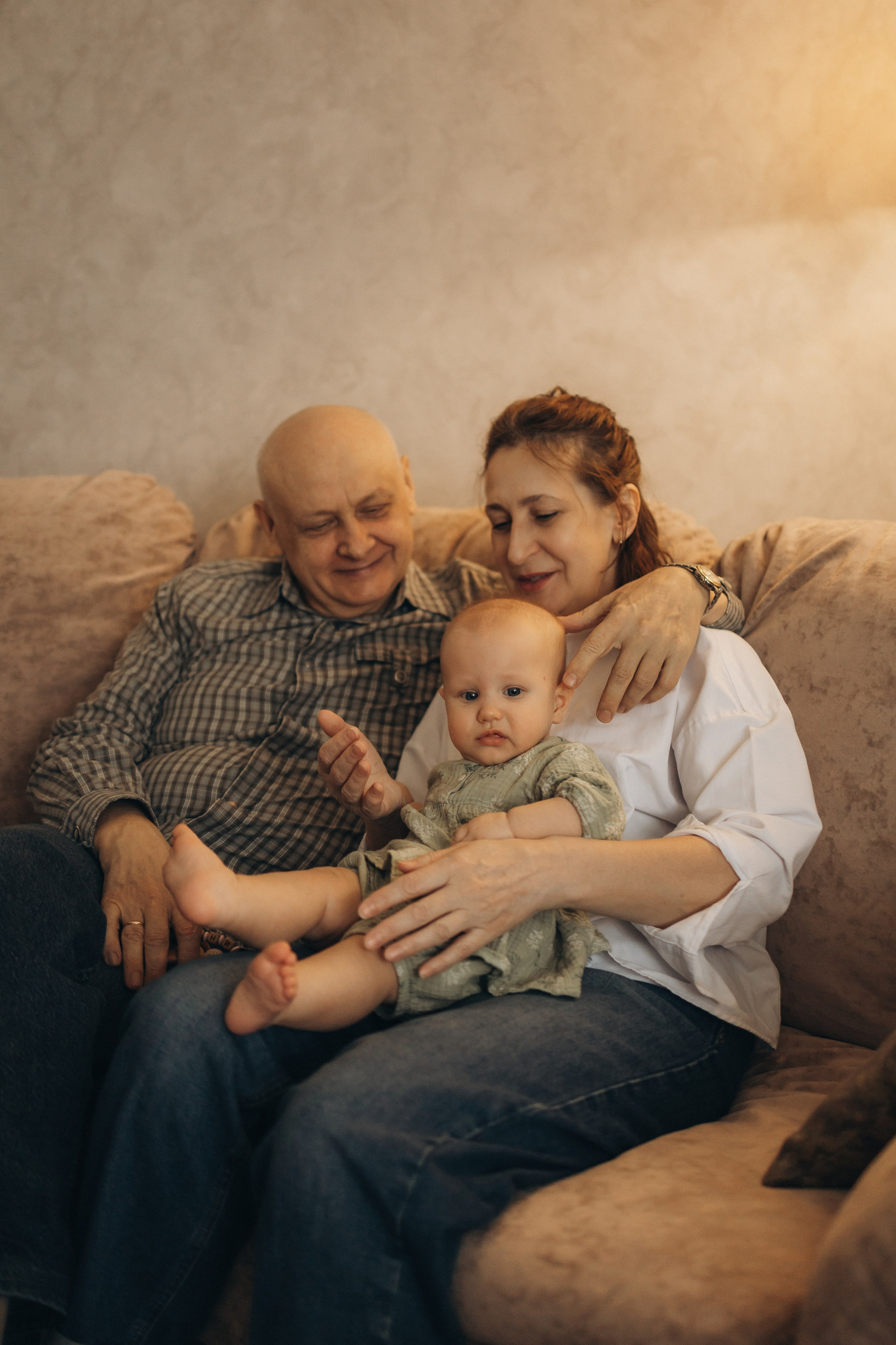 Полина, Максим и малышка Нина. Семейный, домашний, ньюборн фотограф Москва Цветкова Елизавета