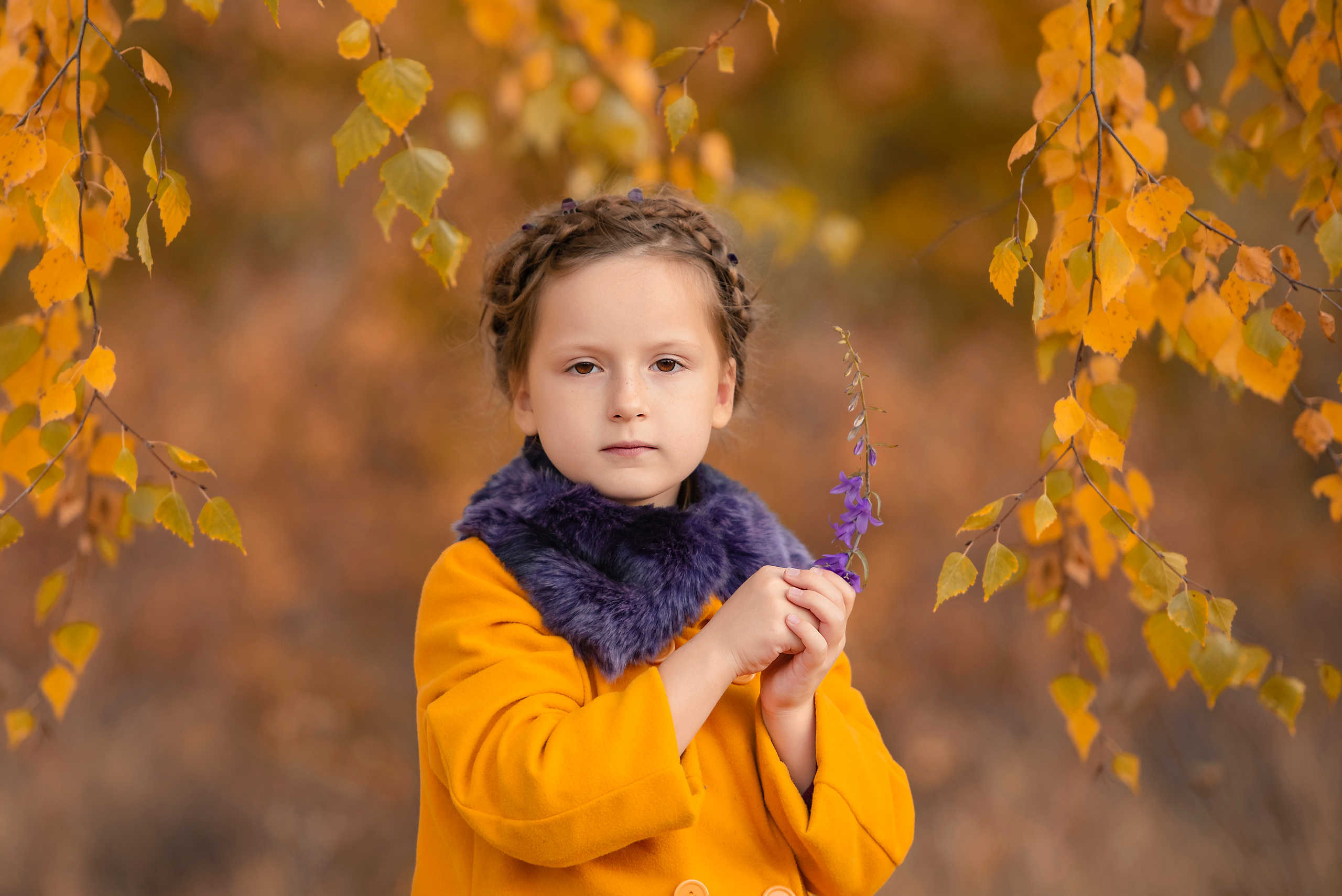 Осенний ботанический сад. Выпускные альбомы. Детский, школьный фотограф Наумова Марина Воронеж