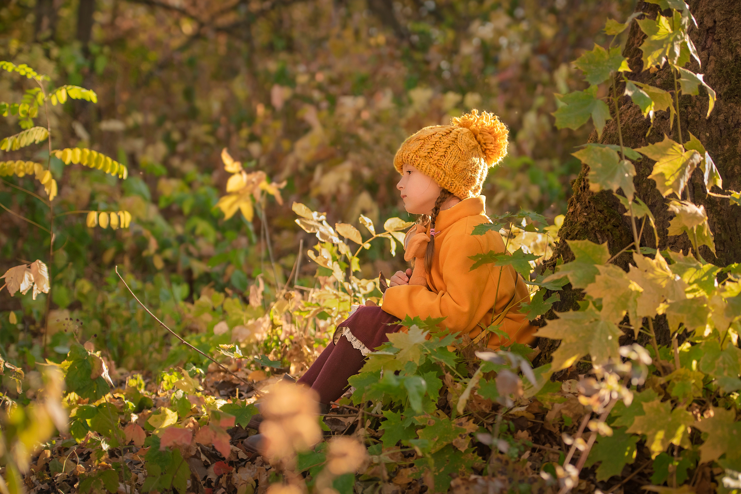 Осенний ботанический сад. Выпускные альбомы. Детский, школьный фотограф Наумова Марина Воронеж