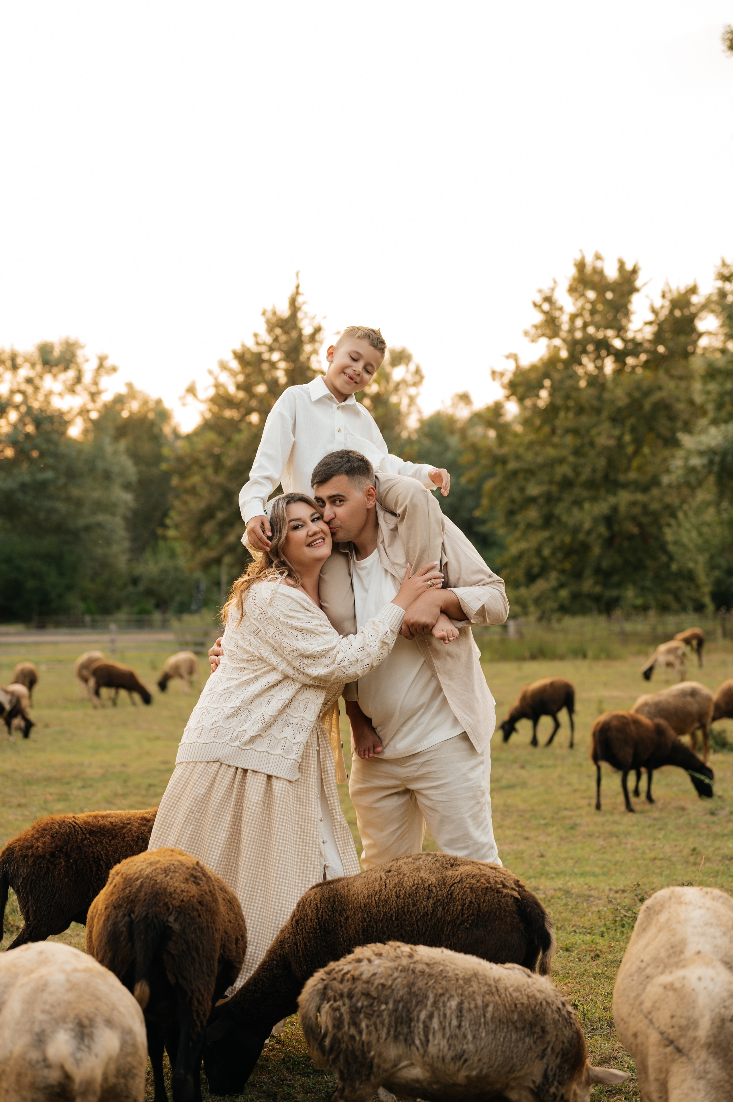 Семейная фотосессия на ферме. Свадебный и семейный фотограф в Краснодаре Алина Мельник
