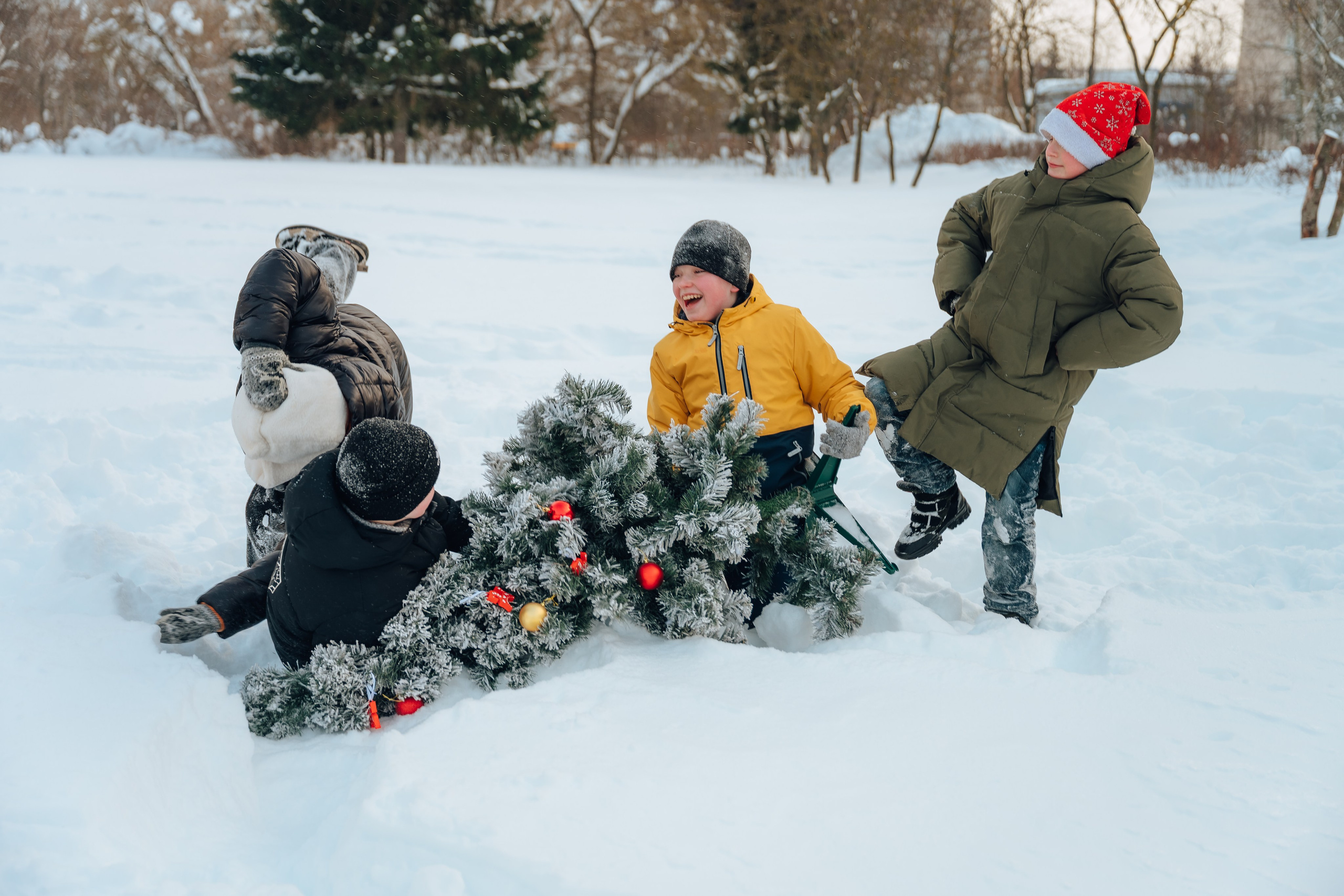 Зимние забавы. Детский и семейный фотограф Катерина Мишина