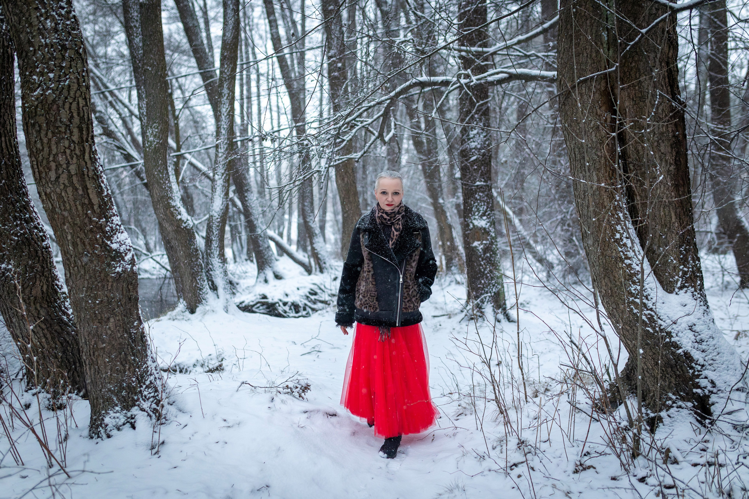 2025-01-01. Рубин на снегу, ♥️❄️