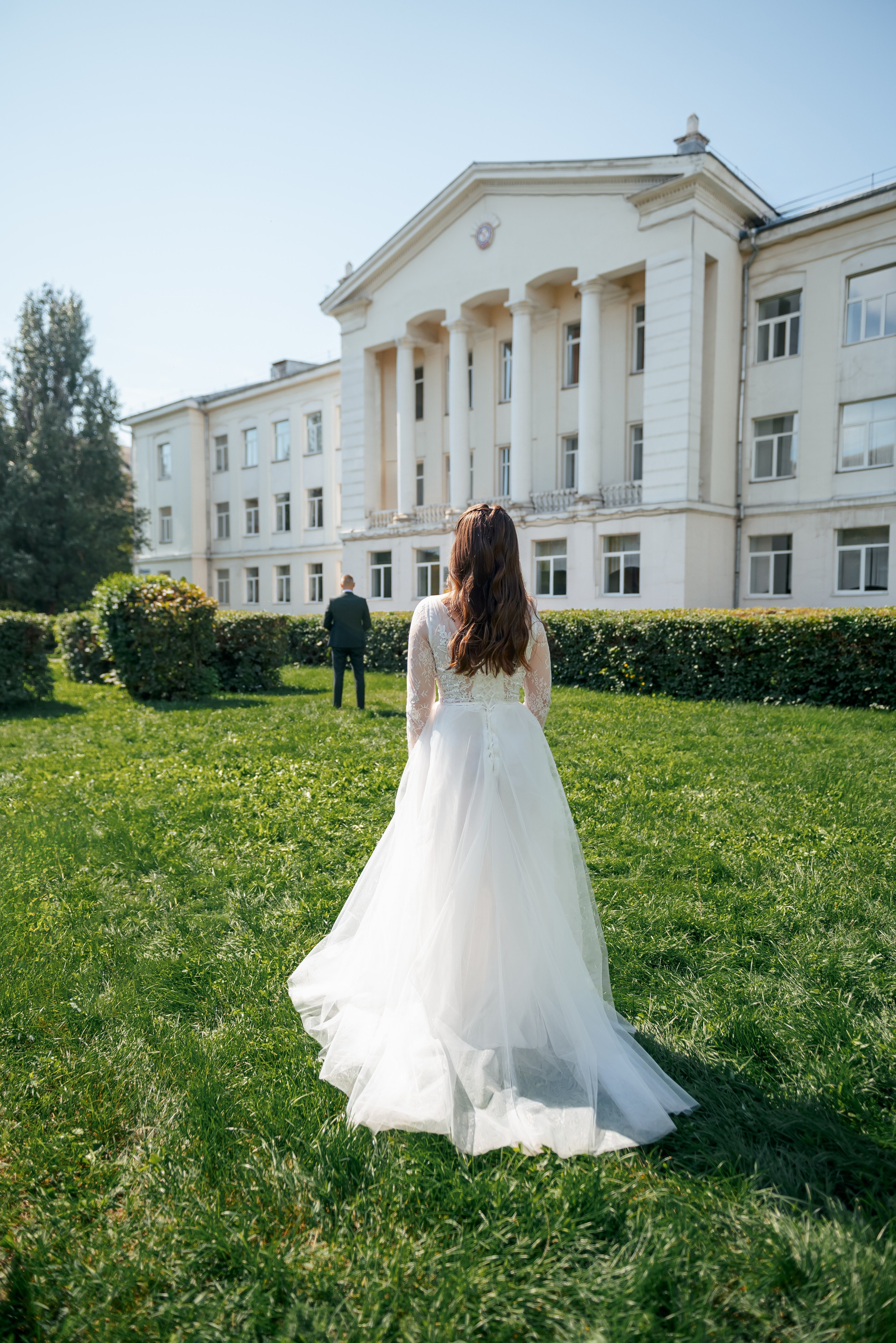 Свадебная фотосессия возле КУЗГТУ в г. Кемерово
