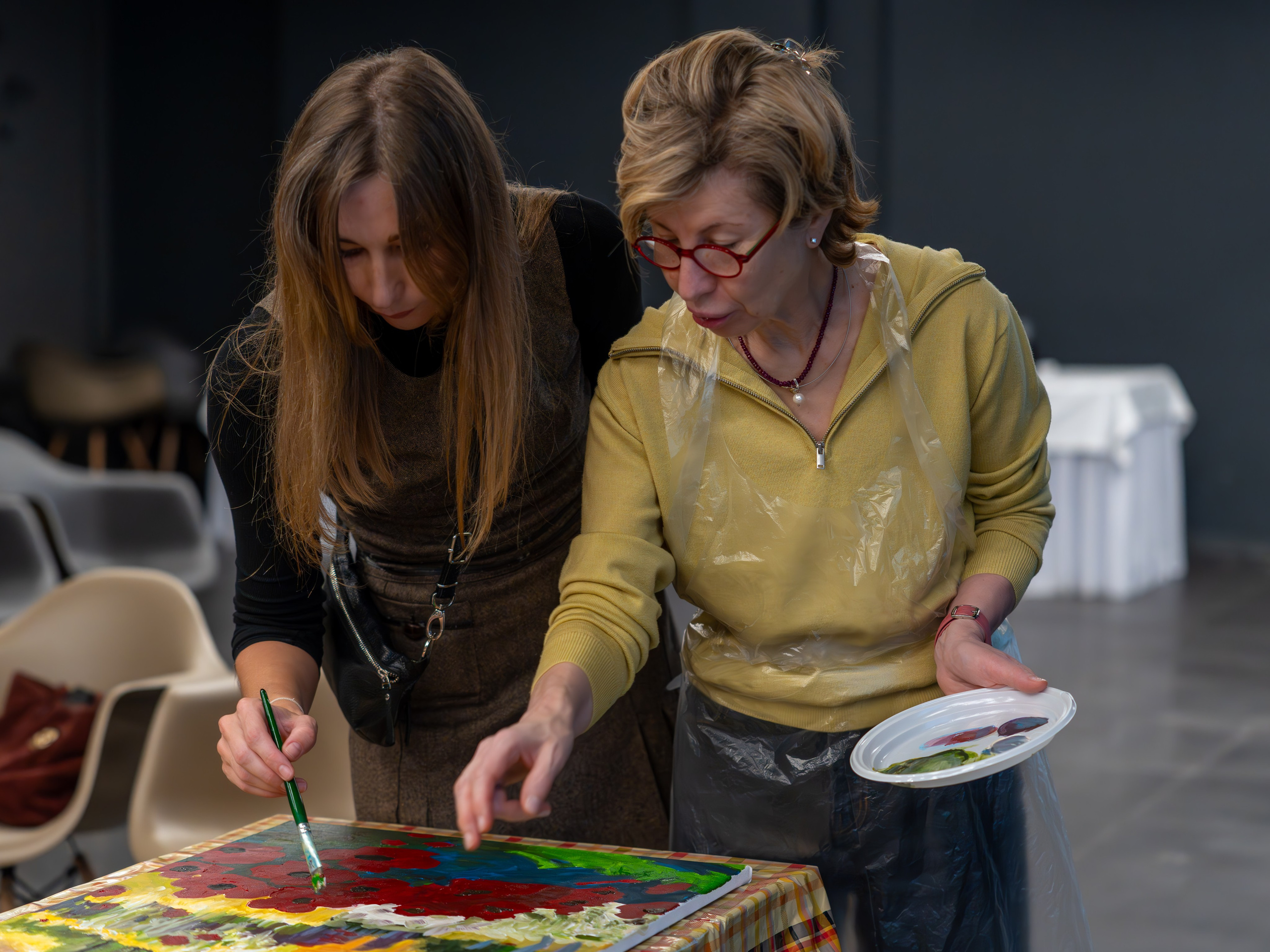 MICE мероприятие — мастер класс по акварели. Репортажный фотограф в Красной Поляне и Сочи Павлюченко Екатерина