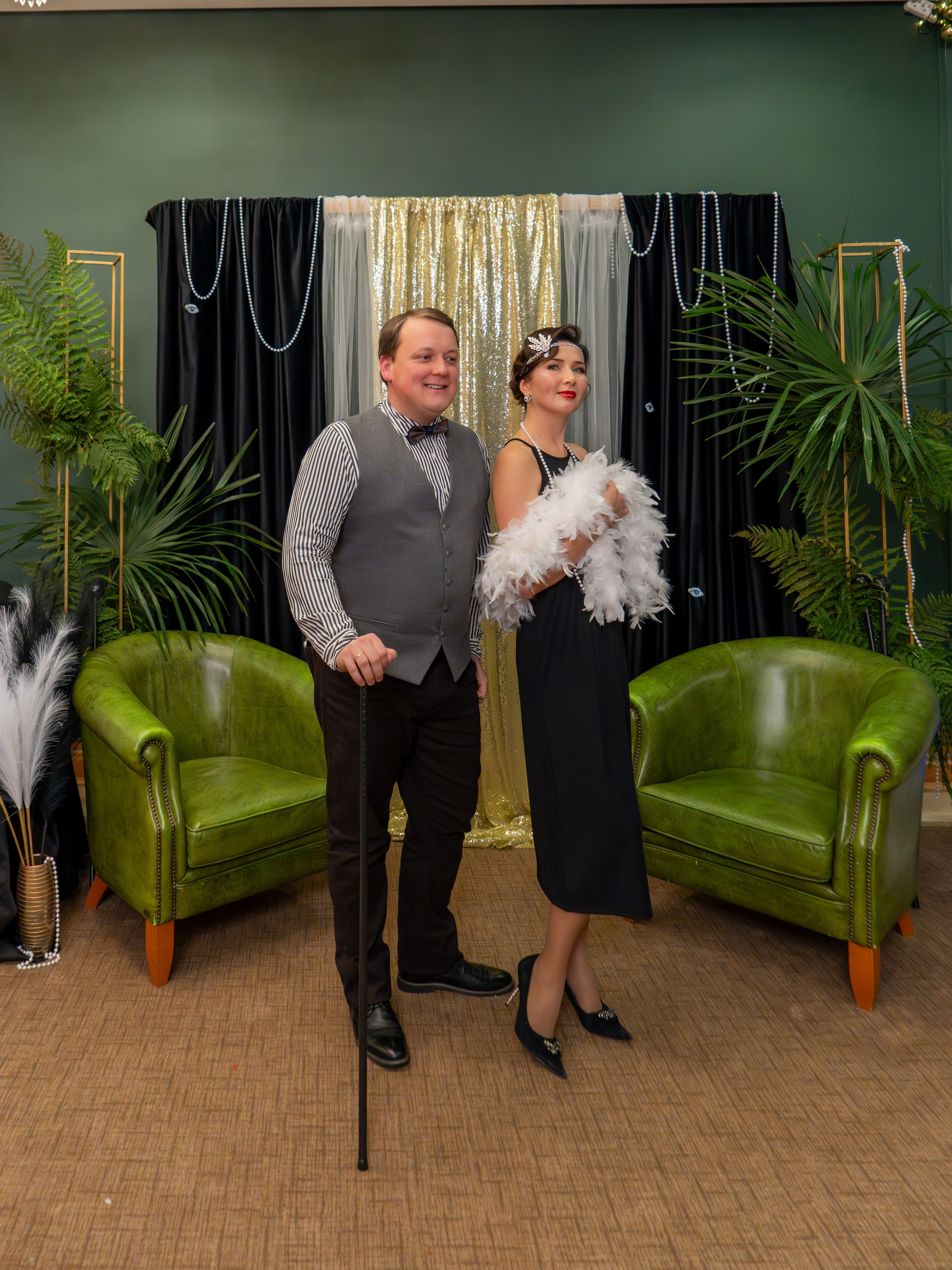 Новый год в стиле Great Gatsby. Репортажный фотограф в Красной Поляне и Сочи Павлюченко Екатерина