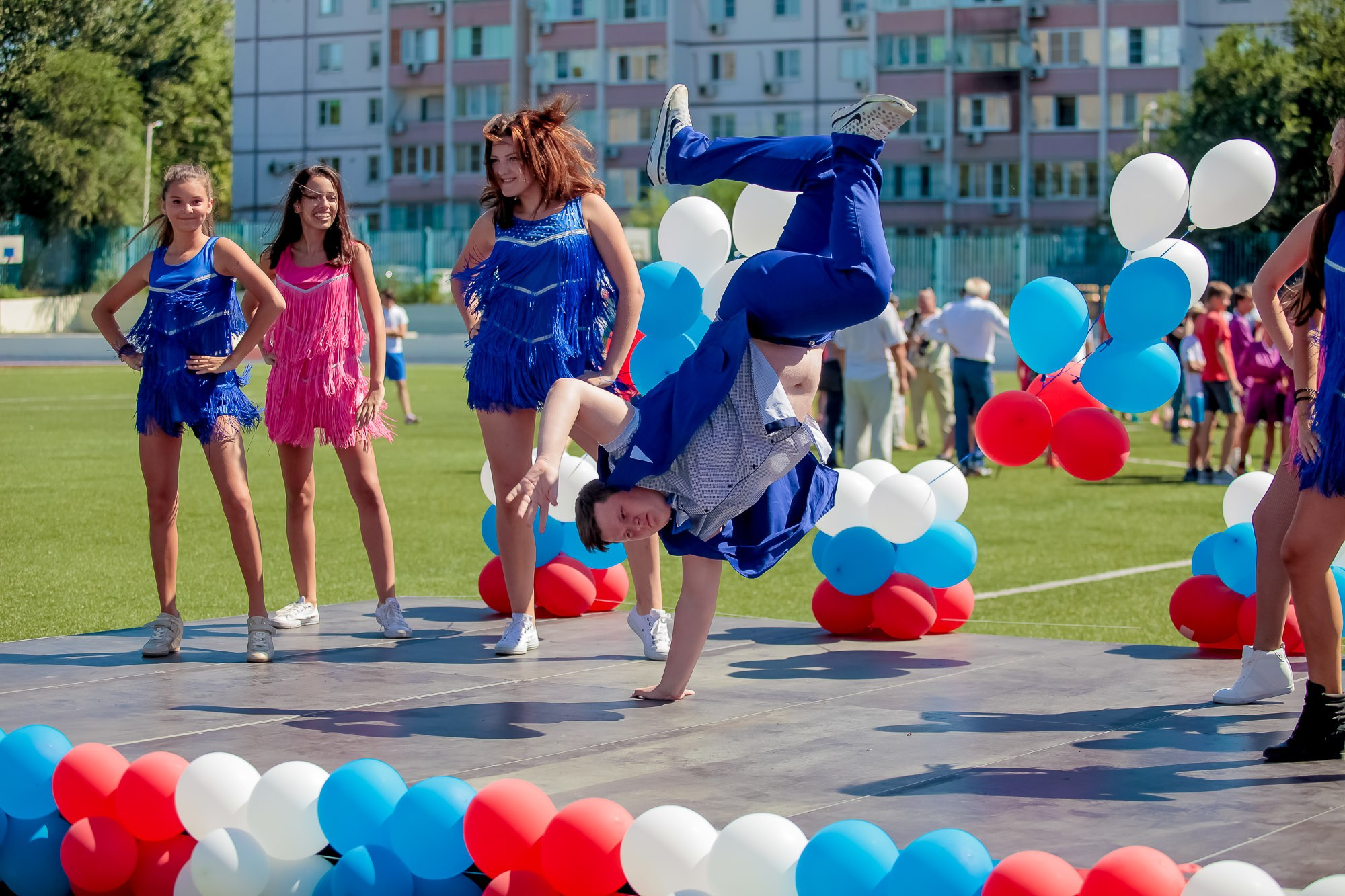 День Физкульт. Максим Матвийченко и Виктория Басова профессионалы своего дела