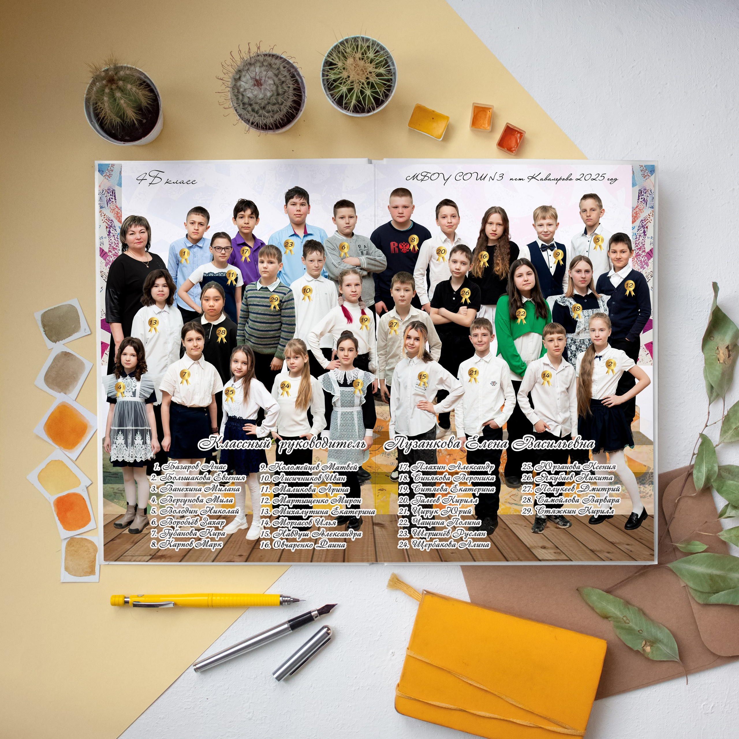 Дизайн «Маркеры» Начальная школа. Выпускные Альбомы и Фотосессии п. Кавалерово