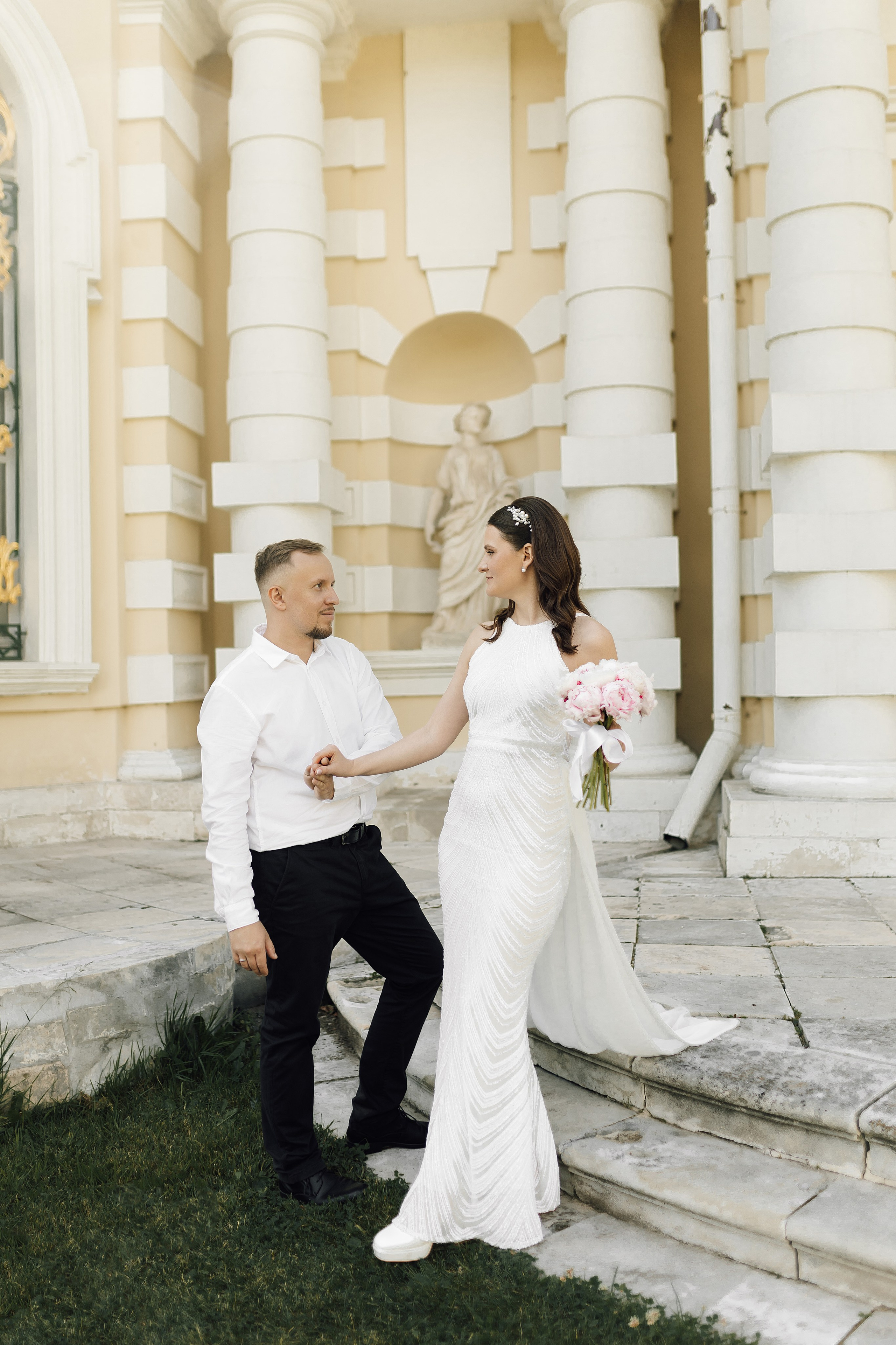 Сергей & Татьяна (Грибоедовский загс и прогулка в Кусково). Фотограф в Москве Юлия Хамзина
