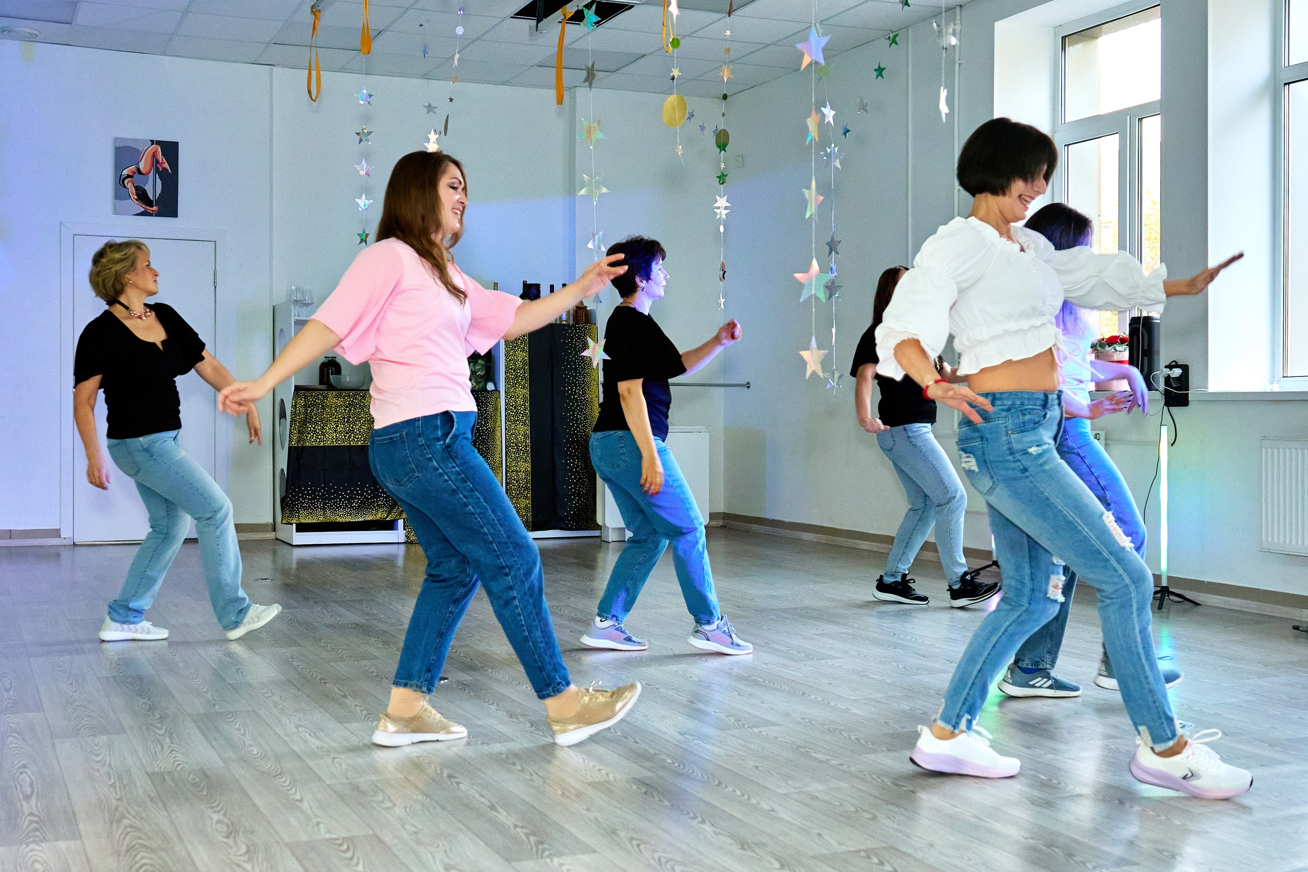Вечеринка в стиле «HOLLYWOOD» в фитнес-студии «SWAN». Фотограф Люся Воробьева