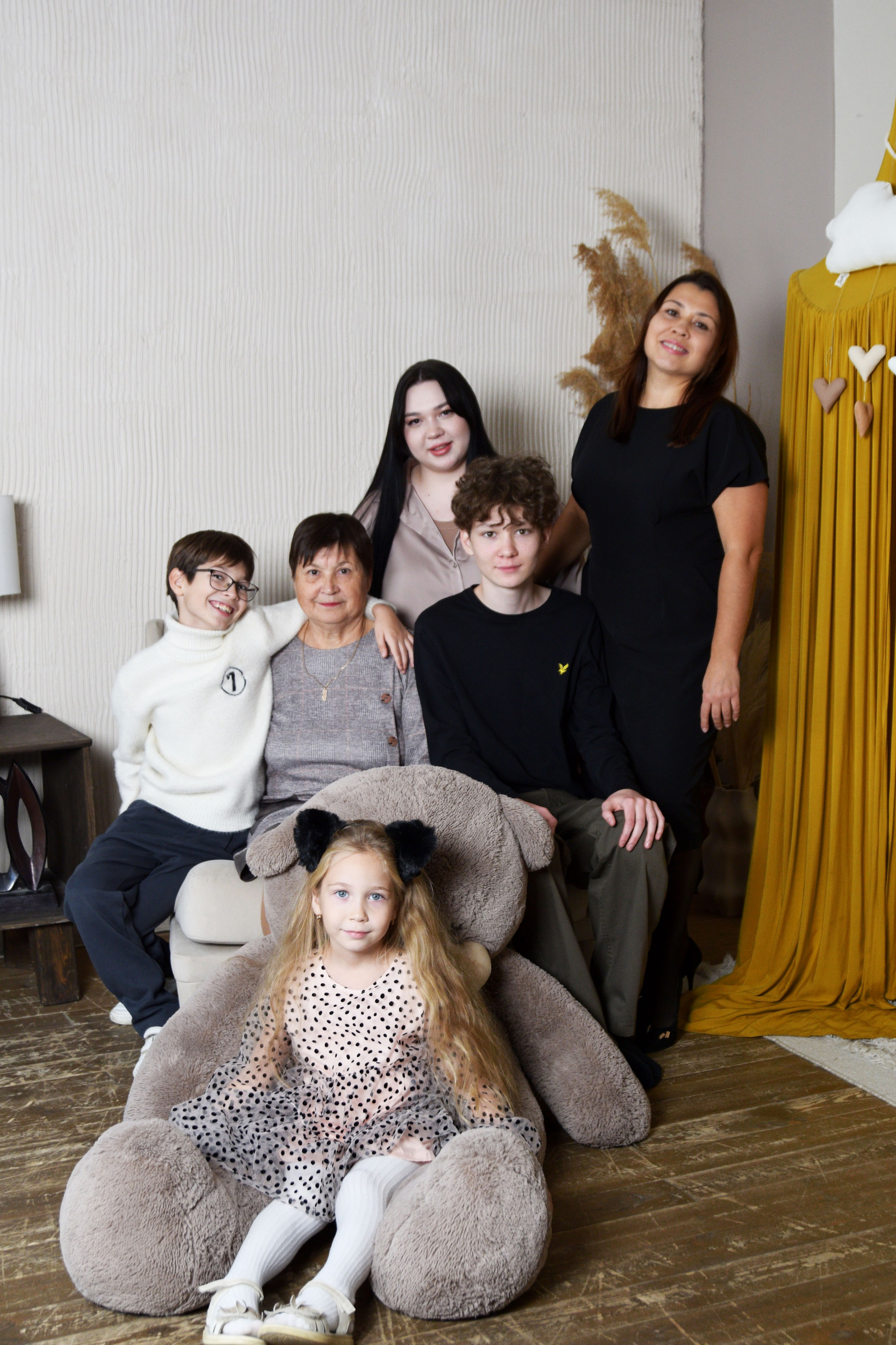 Наталья с семьей. Фотограф в Тольятти и Самаре Анастасия