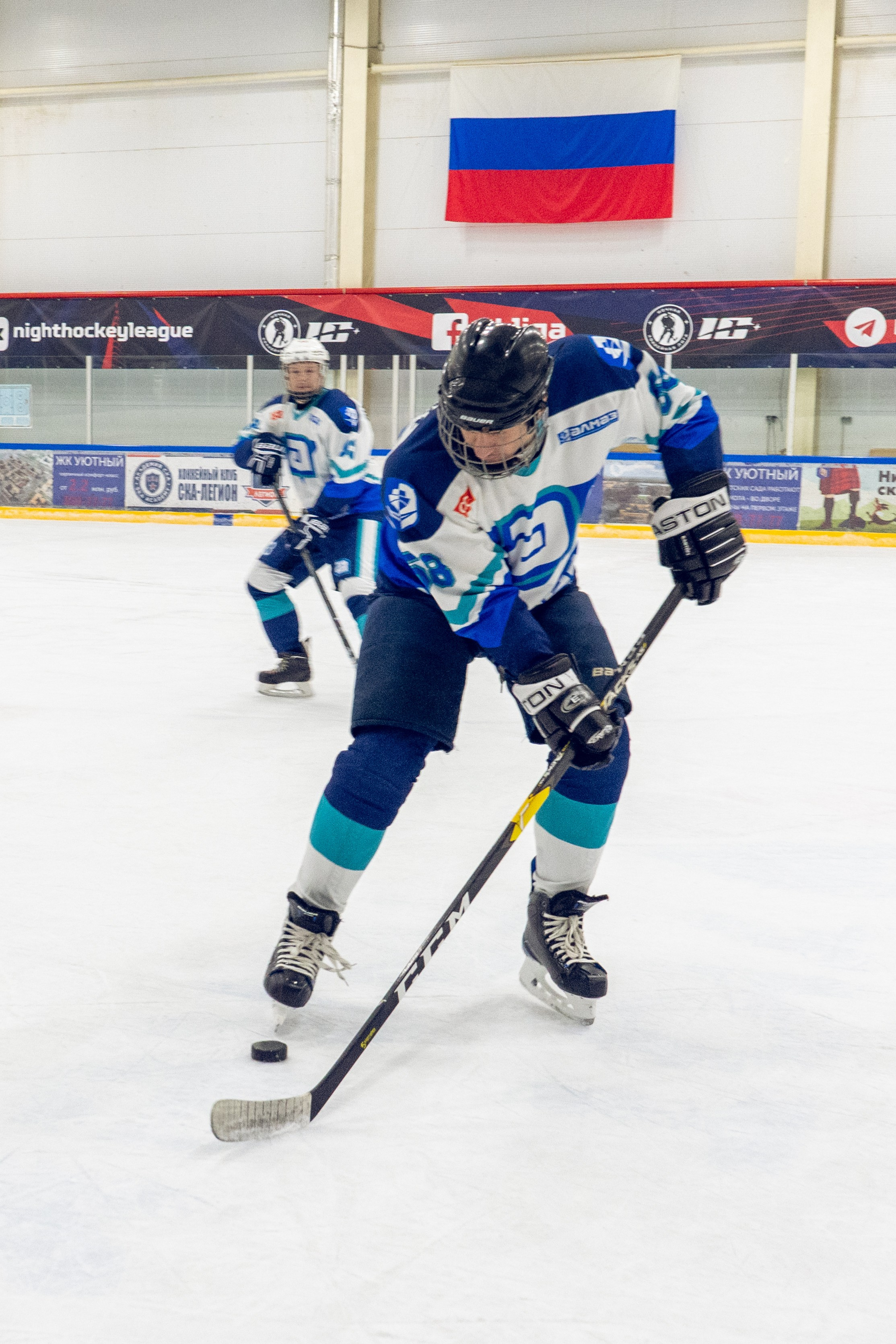 Тренировка по хоккею «ЦМКБ «Алмаз»