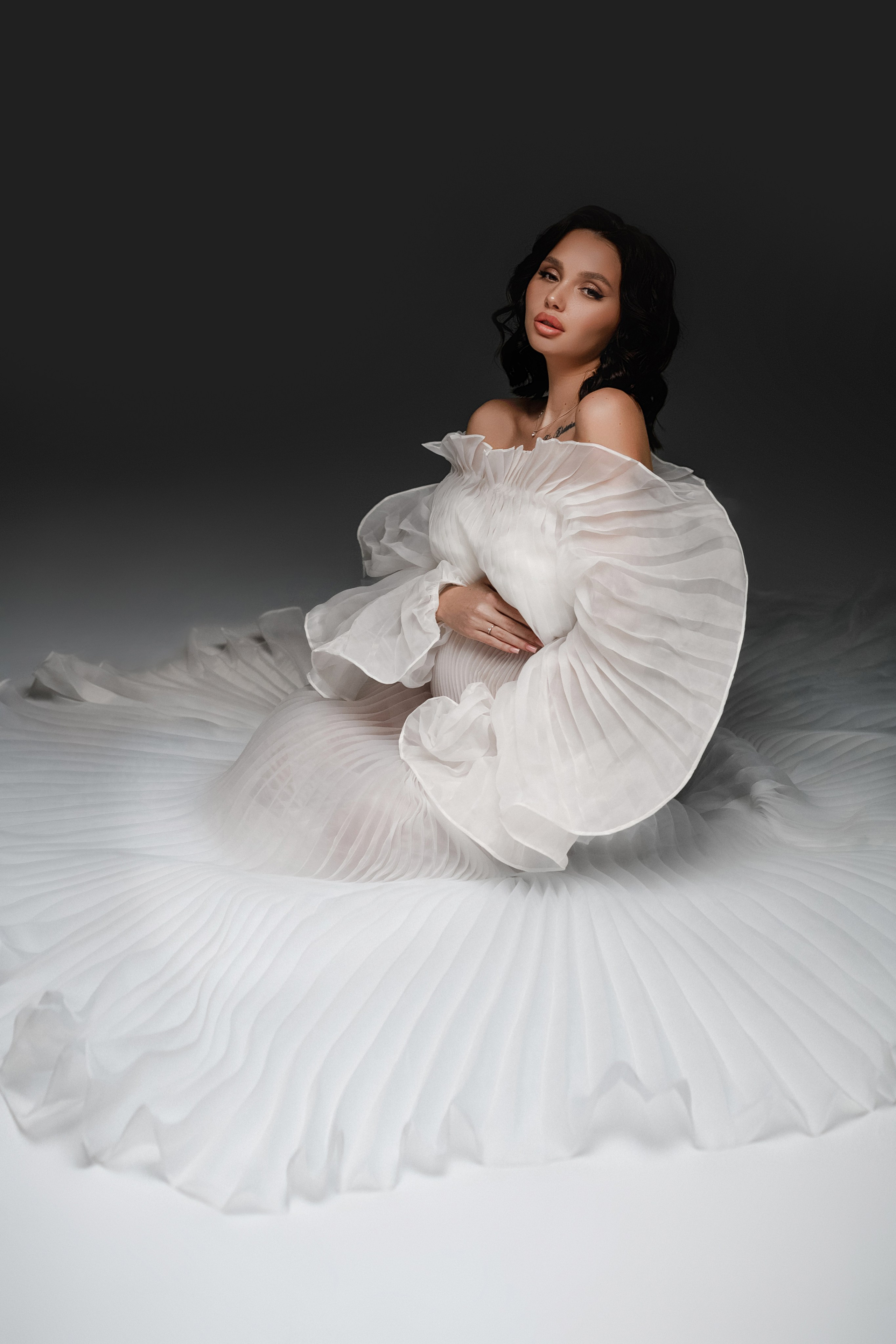 Платье гофре. Фотограф Анна Качан