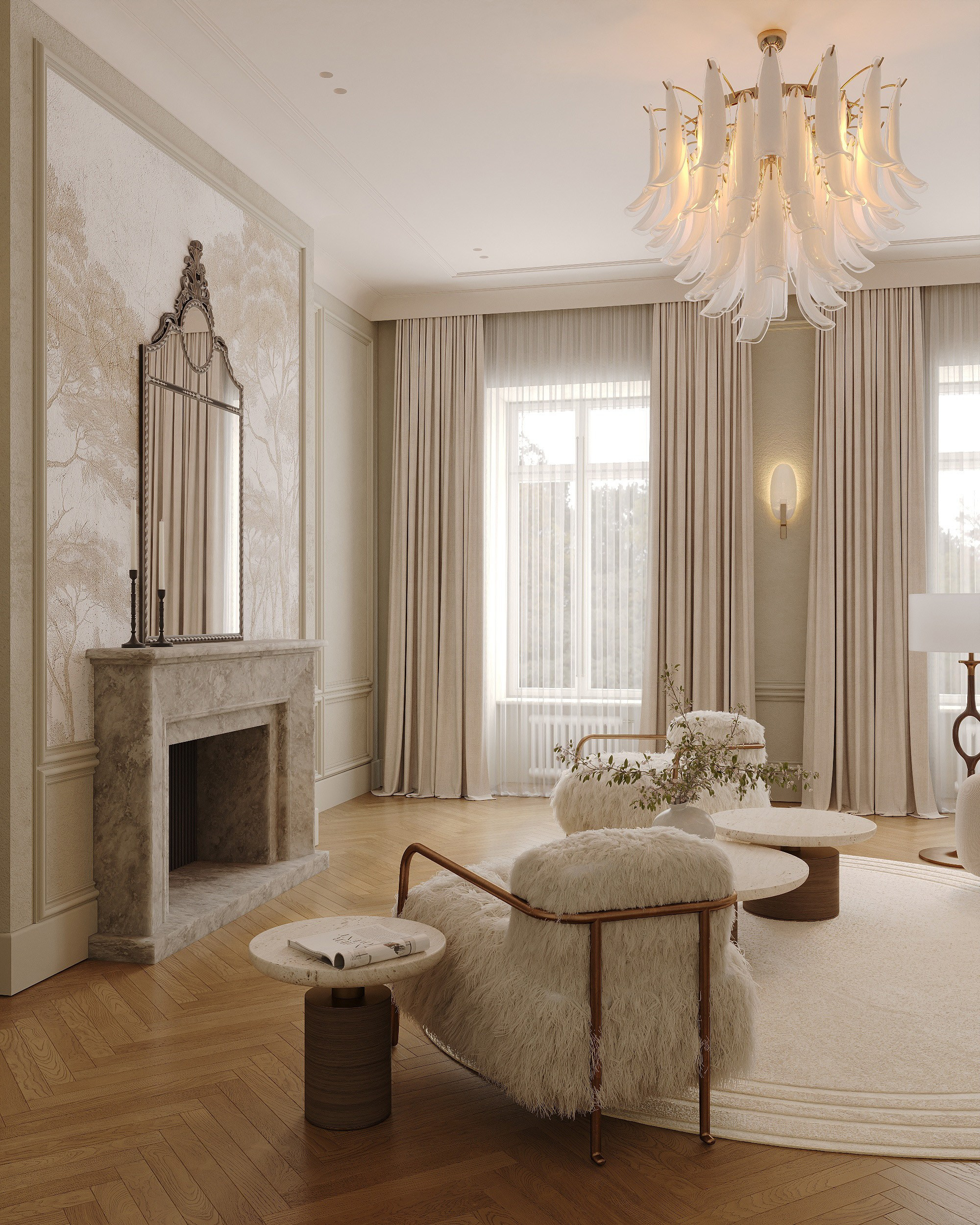 Living room/Amsterdam. Solovets visualization