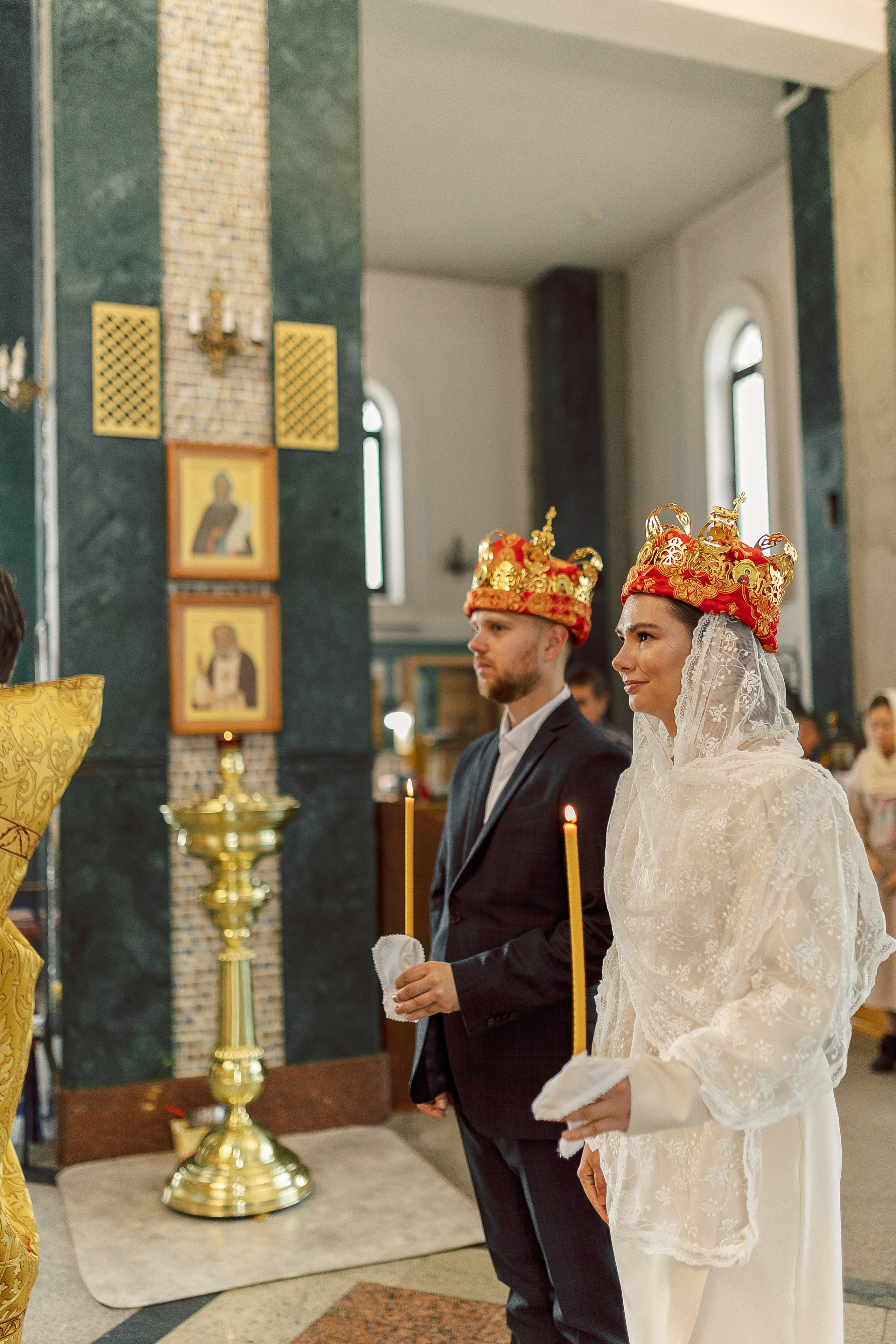 Венчание в храме Стефана Пермского. Семейный фотограф в Москве Анна Пожарская