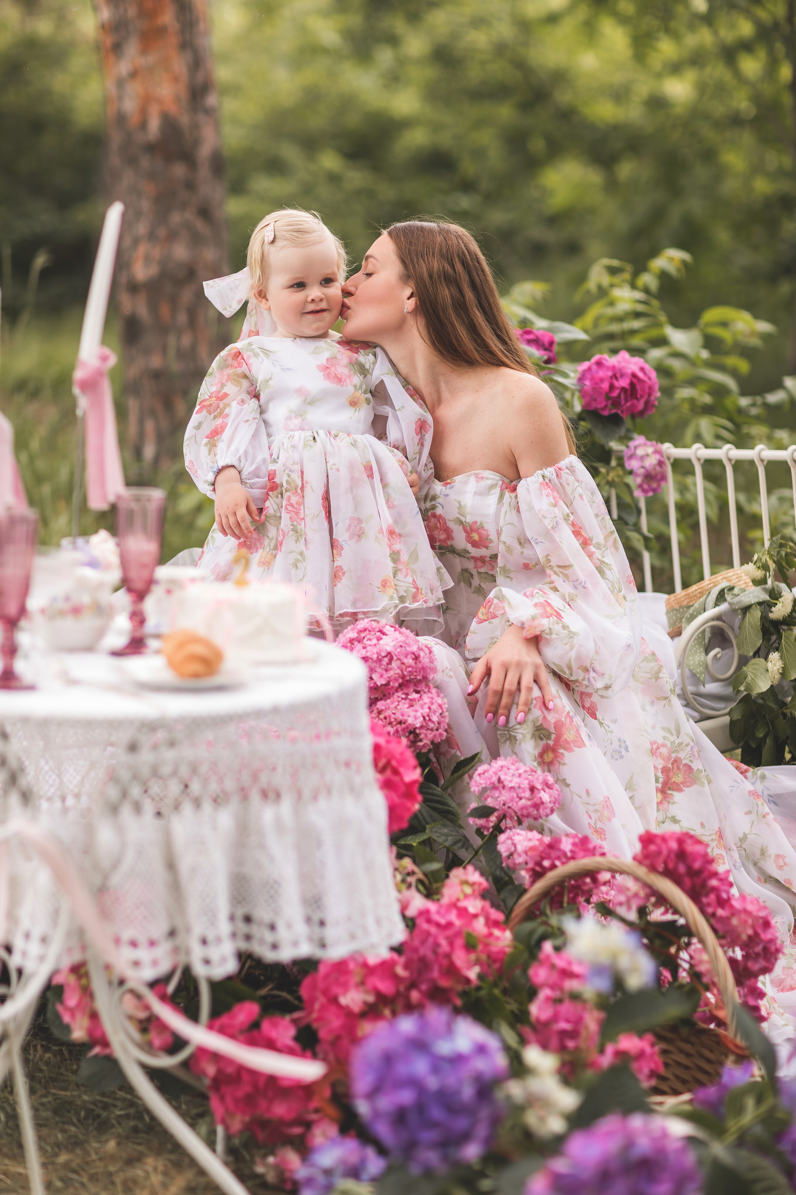 Пикник гортензия. Семейный и детский фотограф Краснодар Валерия Власенко