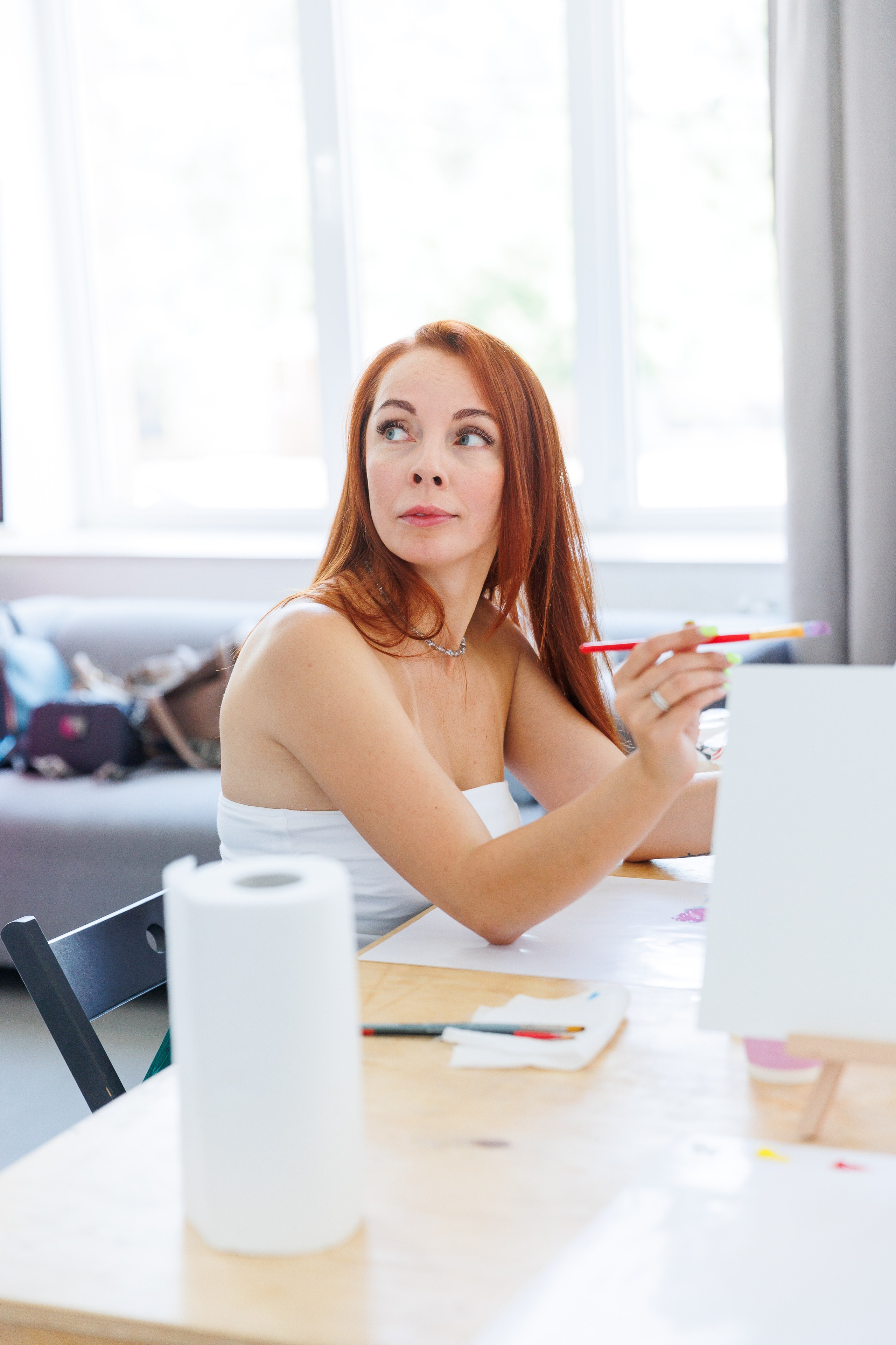 Девичник. МК по живописи. Фотограф Шейдаев Эмин г. Волгоград