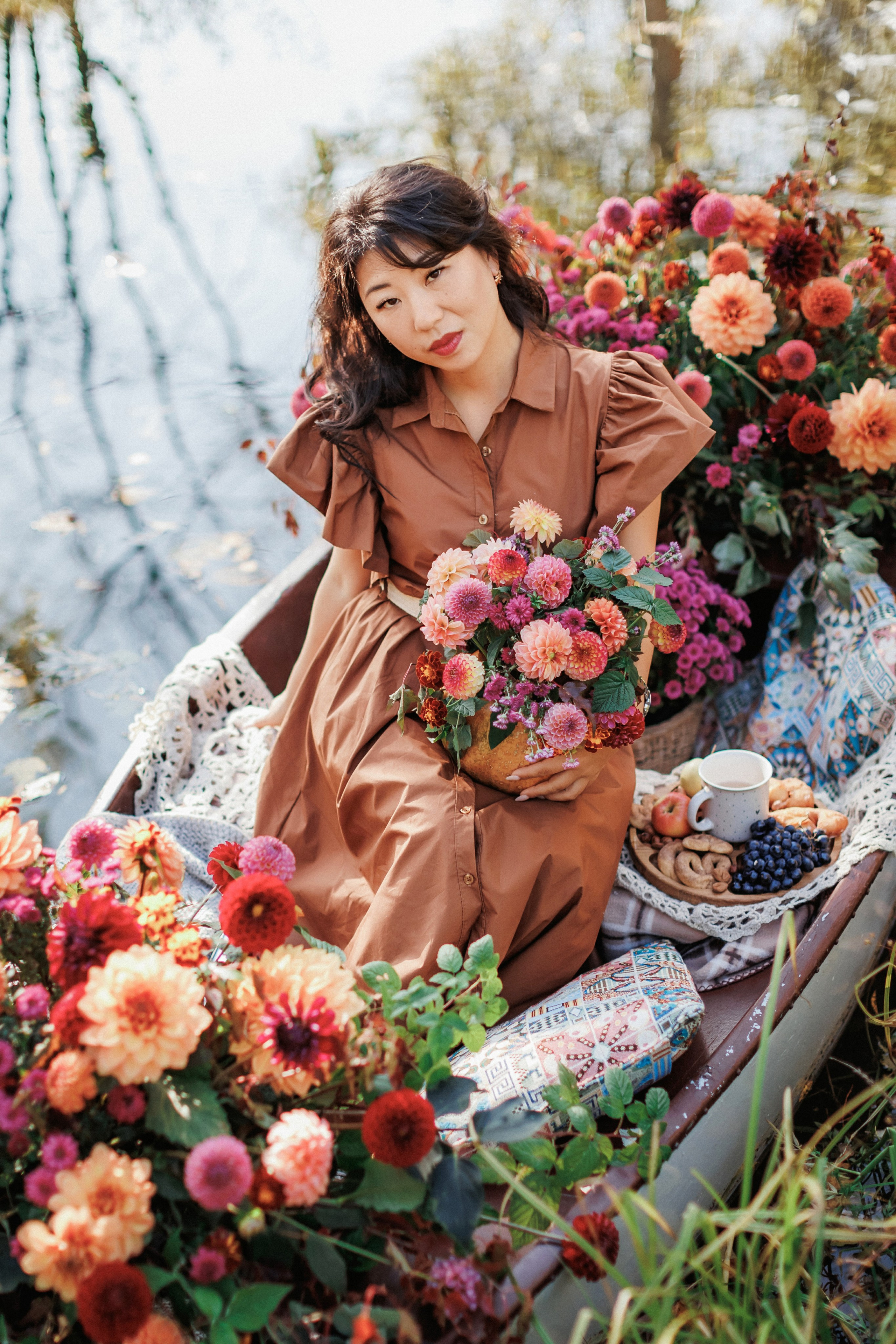 Фотопроект «Лодка в цветах». Свадебный, семейный и детский фотограф в городе Партизанск, Находка