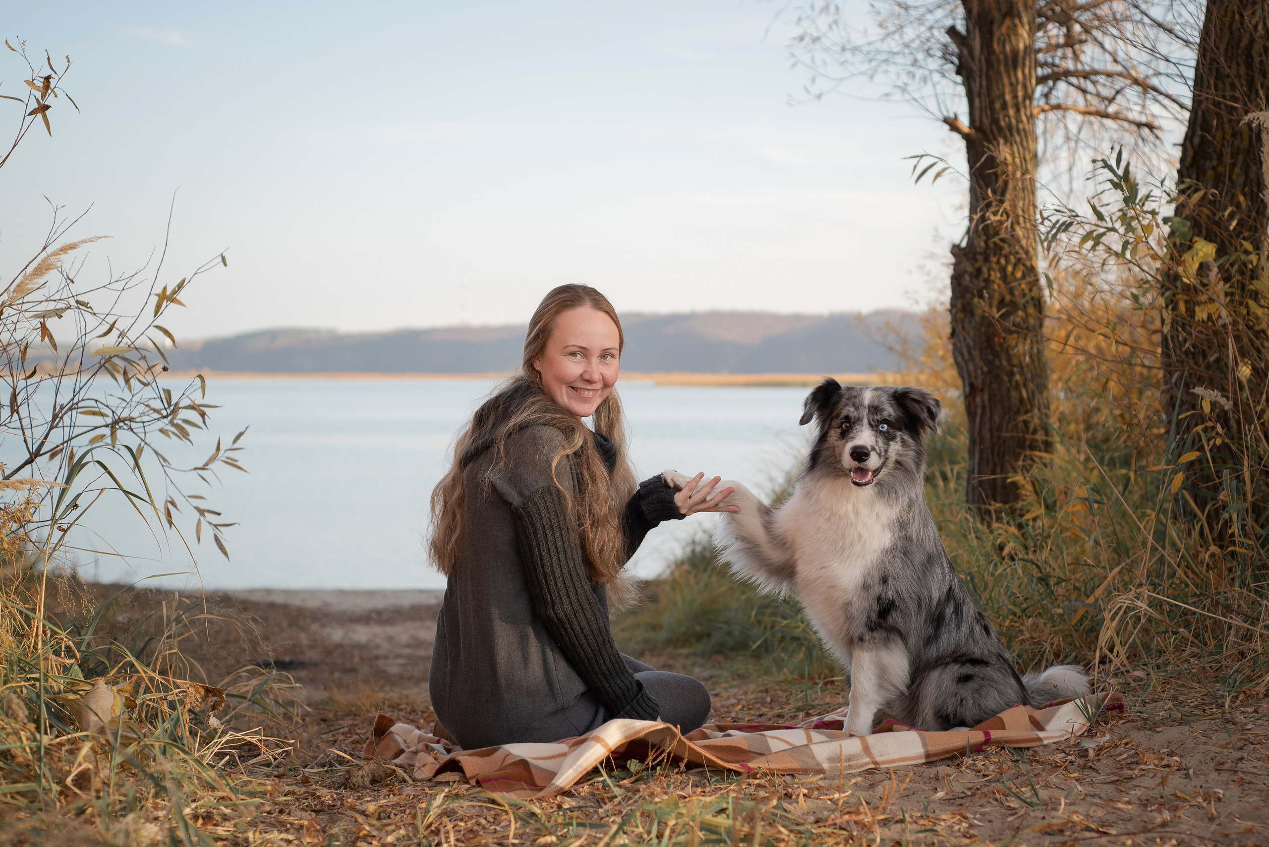 Юлия и Амур. Фотограф анималист в Казани Алина Сулейманова. Фотограф животных