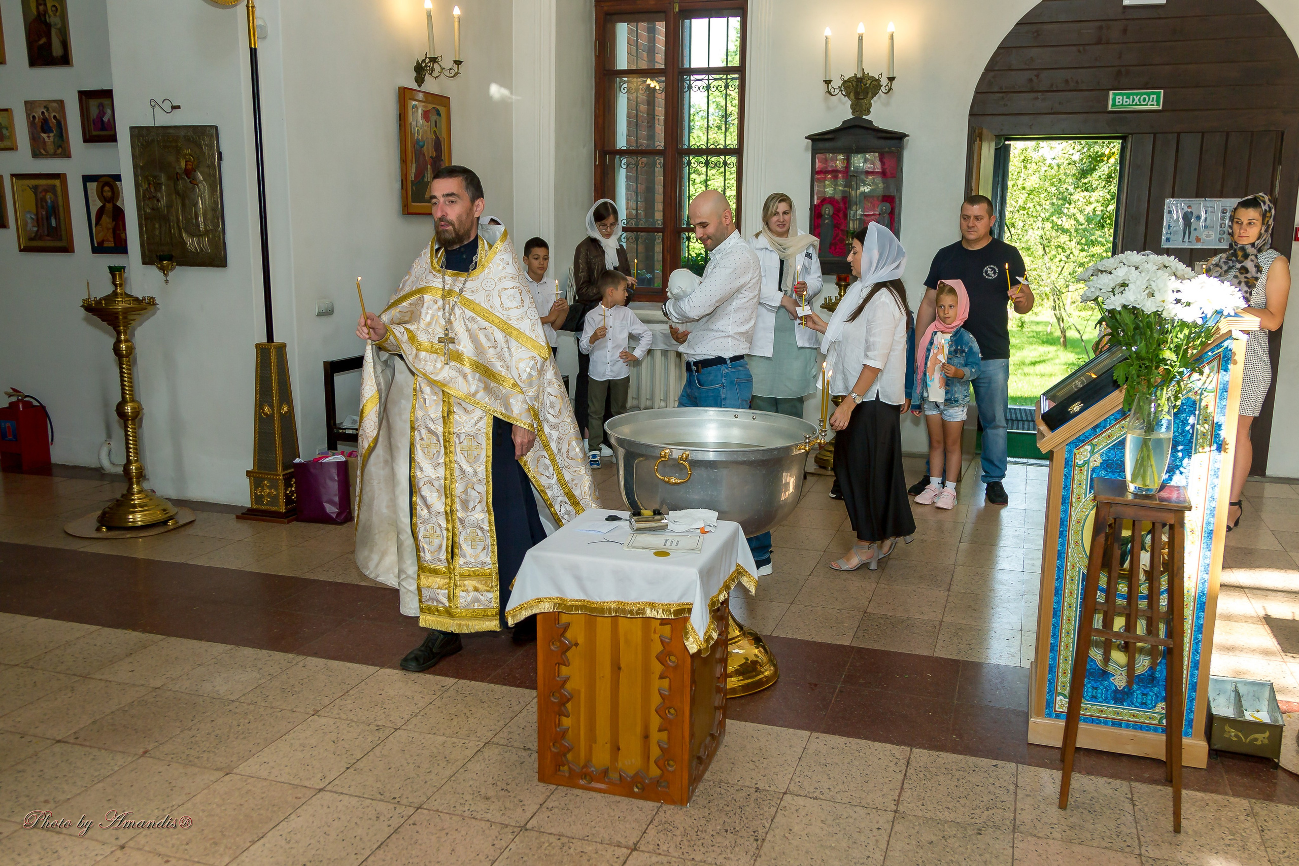 Крещение в д. Еганово (август 2024). Репортажная съемка в Москве и области. Анималистика