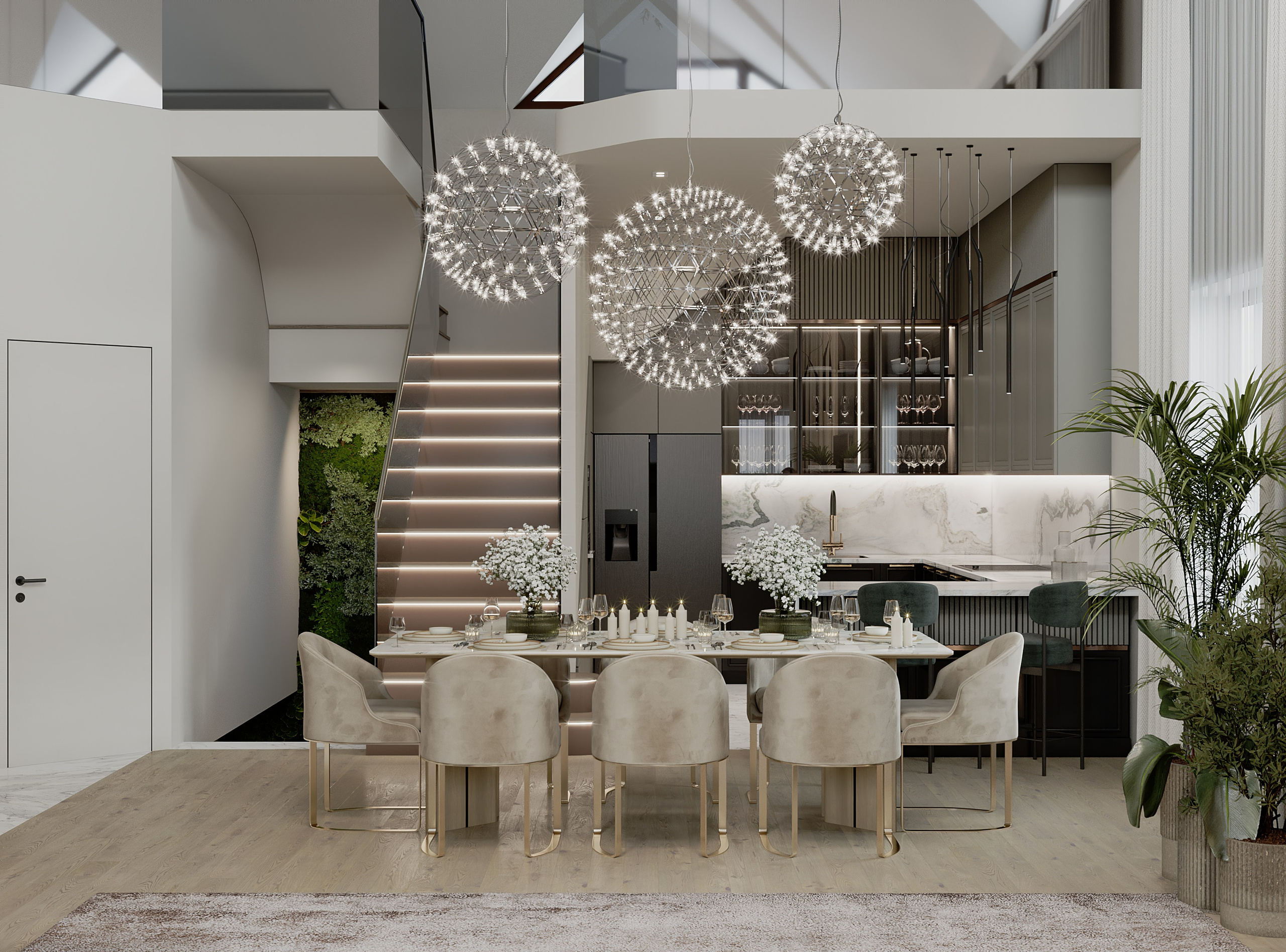 Дом, Красногорск. Modern Muf студия дизайна интерьера