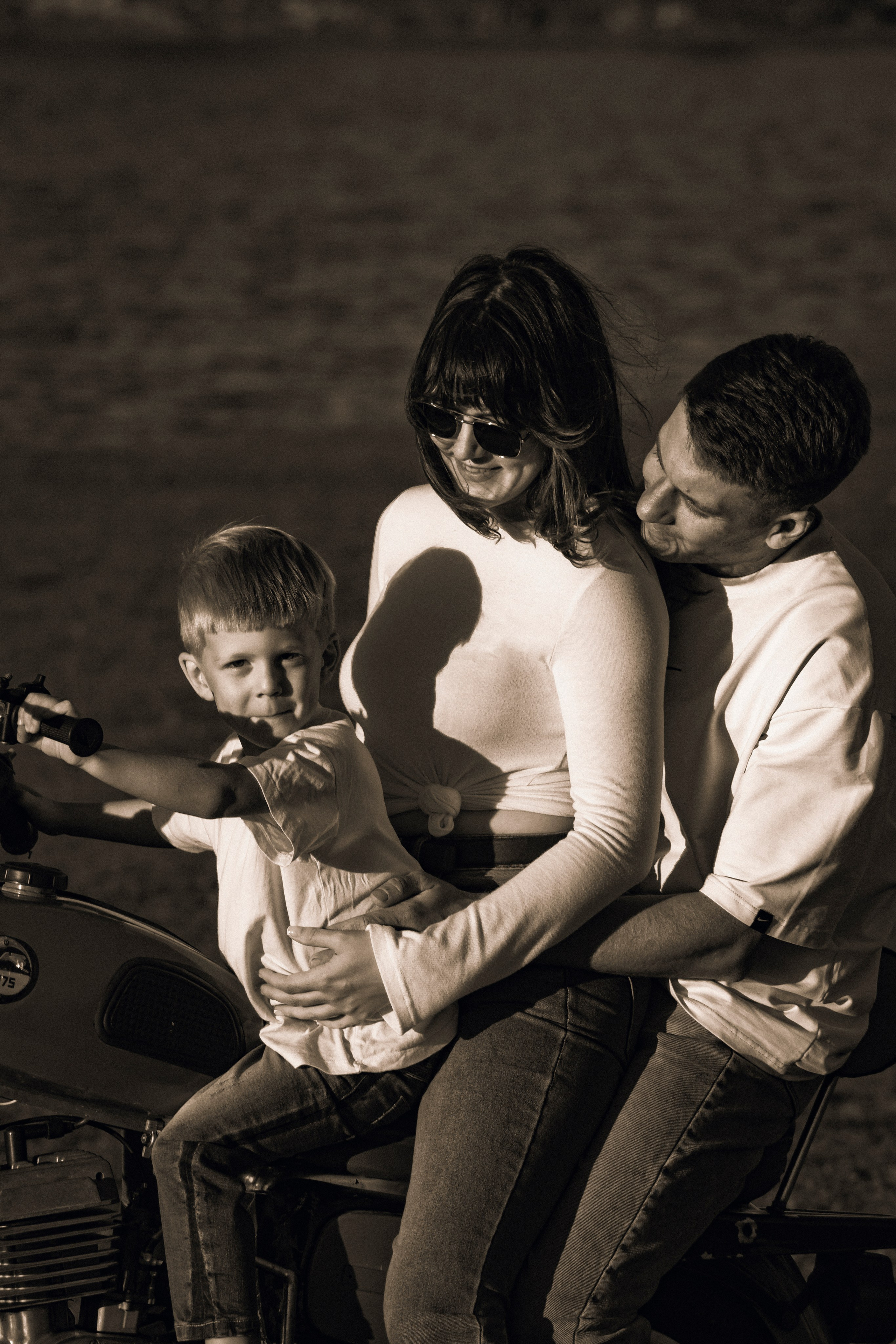 ЧБ семейная. Фотограф Бойко Антонина