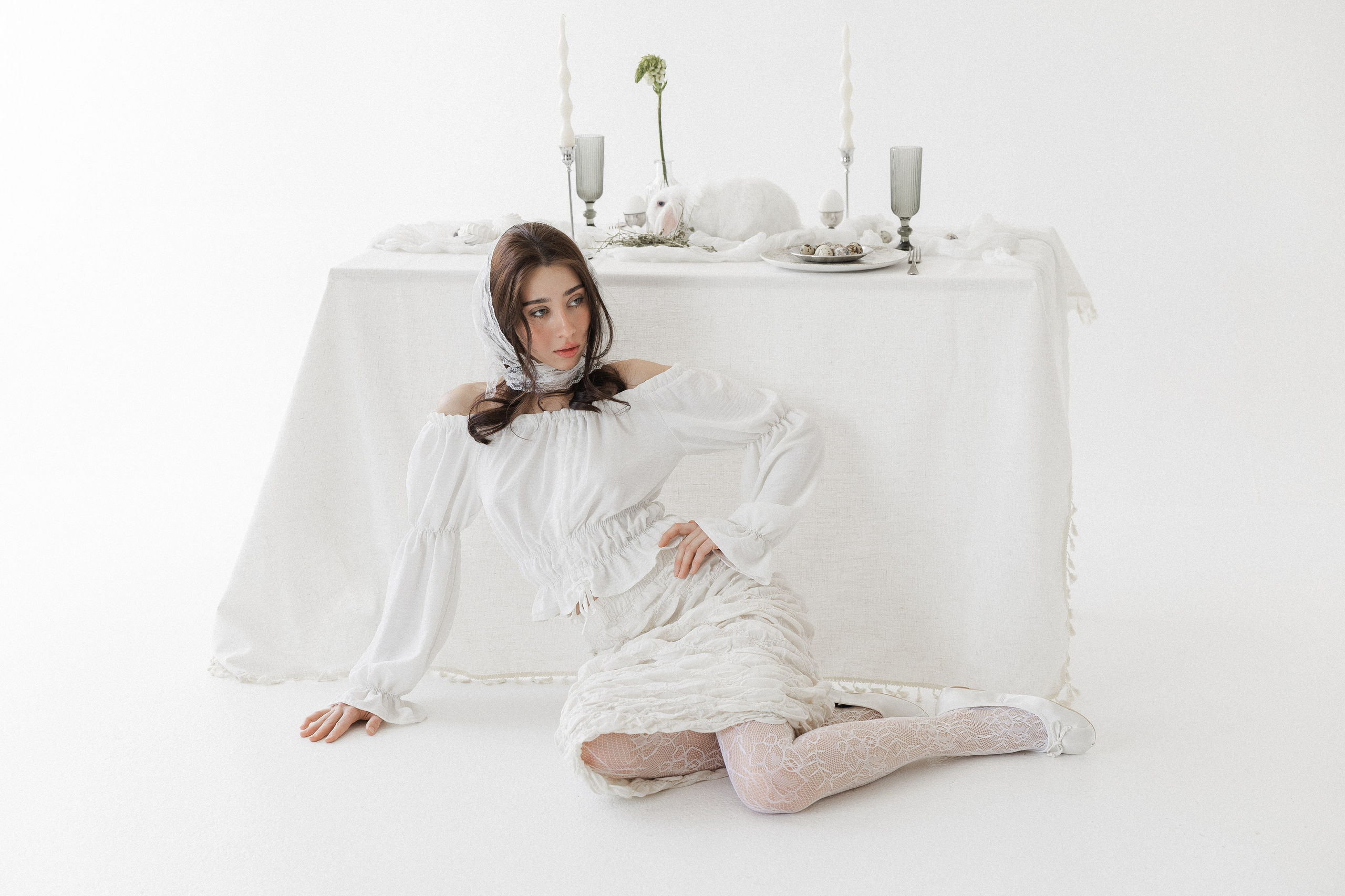 Творческая съемка к Пасхе с кроликом. Главная