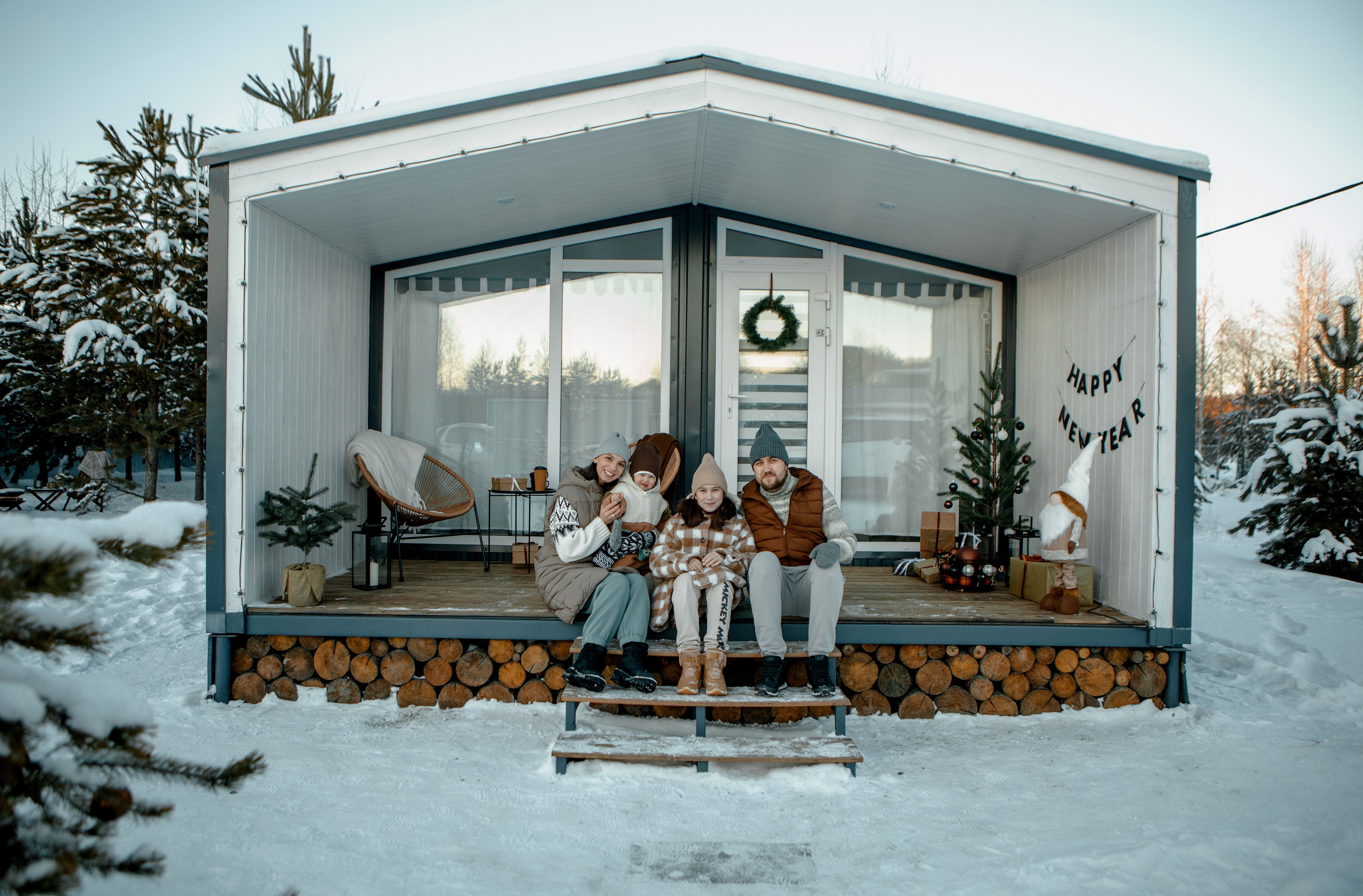 Новогодняя Семейная фотосессия. Свадебный и семейный фотограф Ибрагимова Мария из Екатеринбурга