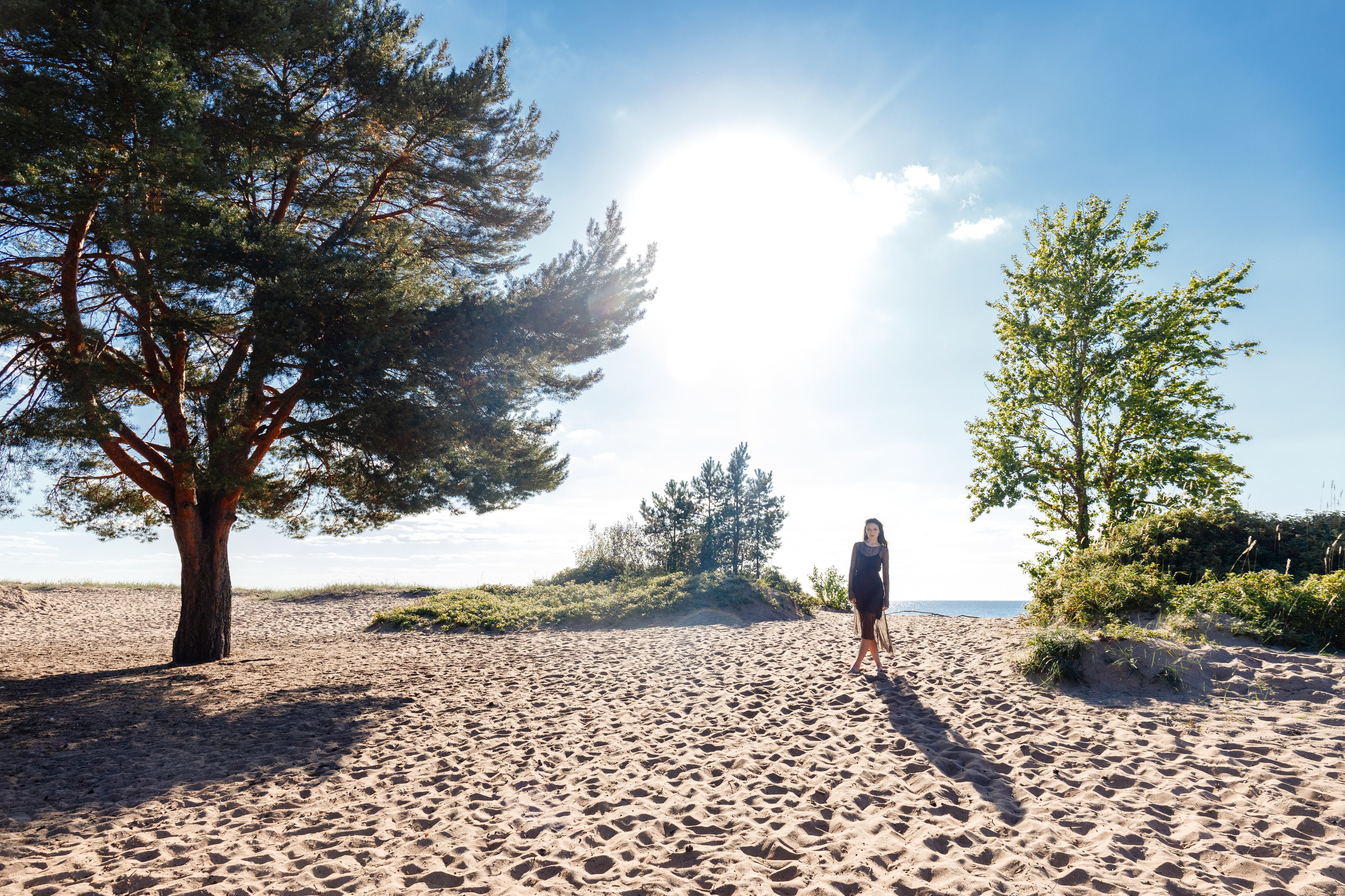Летняя fashion-съёмка на пляже