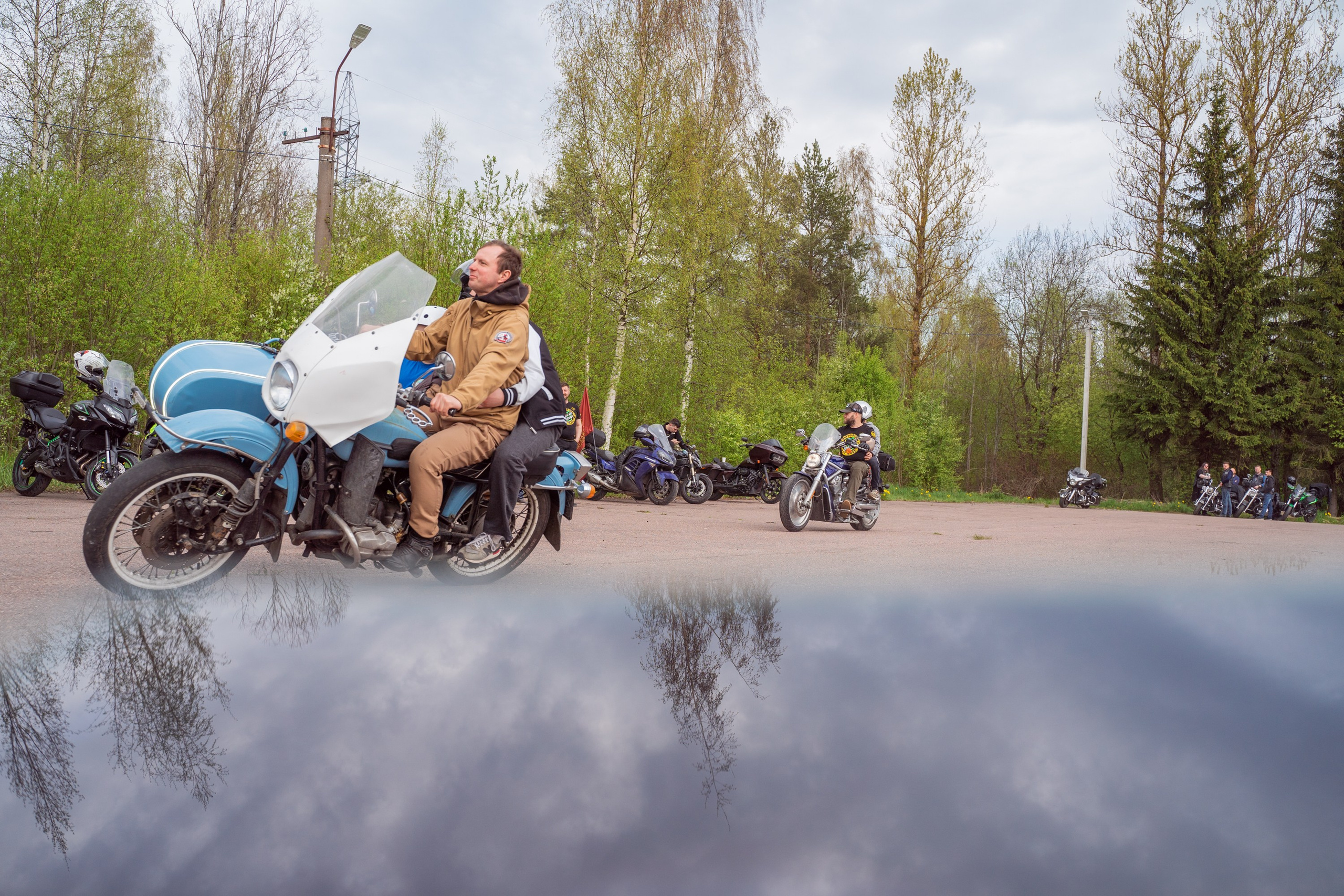 Мотоциклы —репортажная фотосъемка в Санкт-Петербурге. Свадебный, семейный, портретный, репортажный фотограф в Санкт-Петербурге