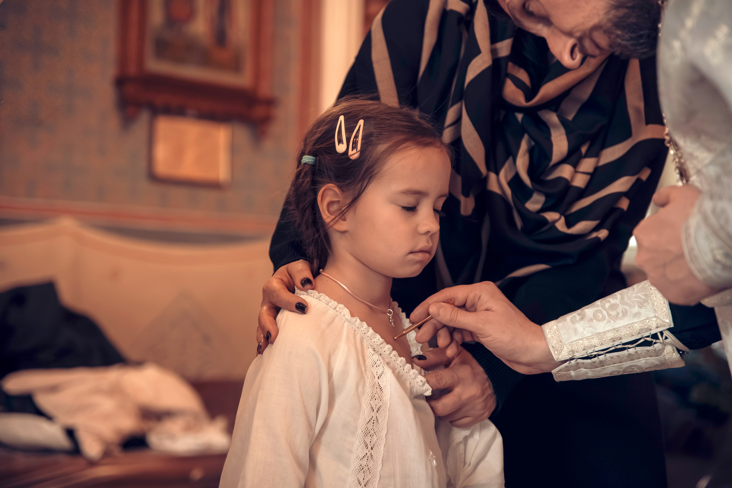 Крещение Анны и Екатерины. ТОП Фотограф на Крещение и Венчание Железногорск Алексей Мещеряков