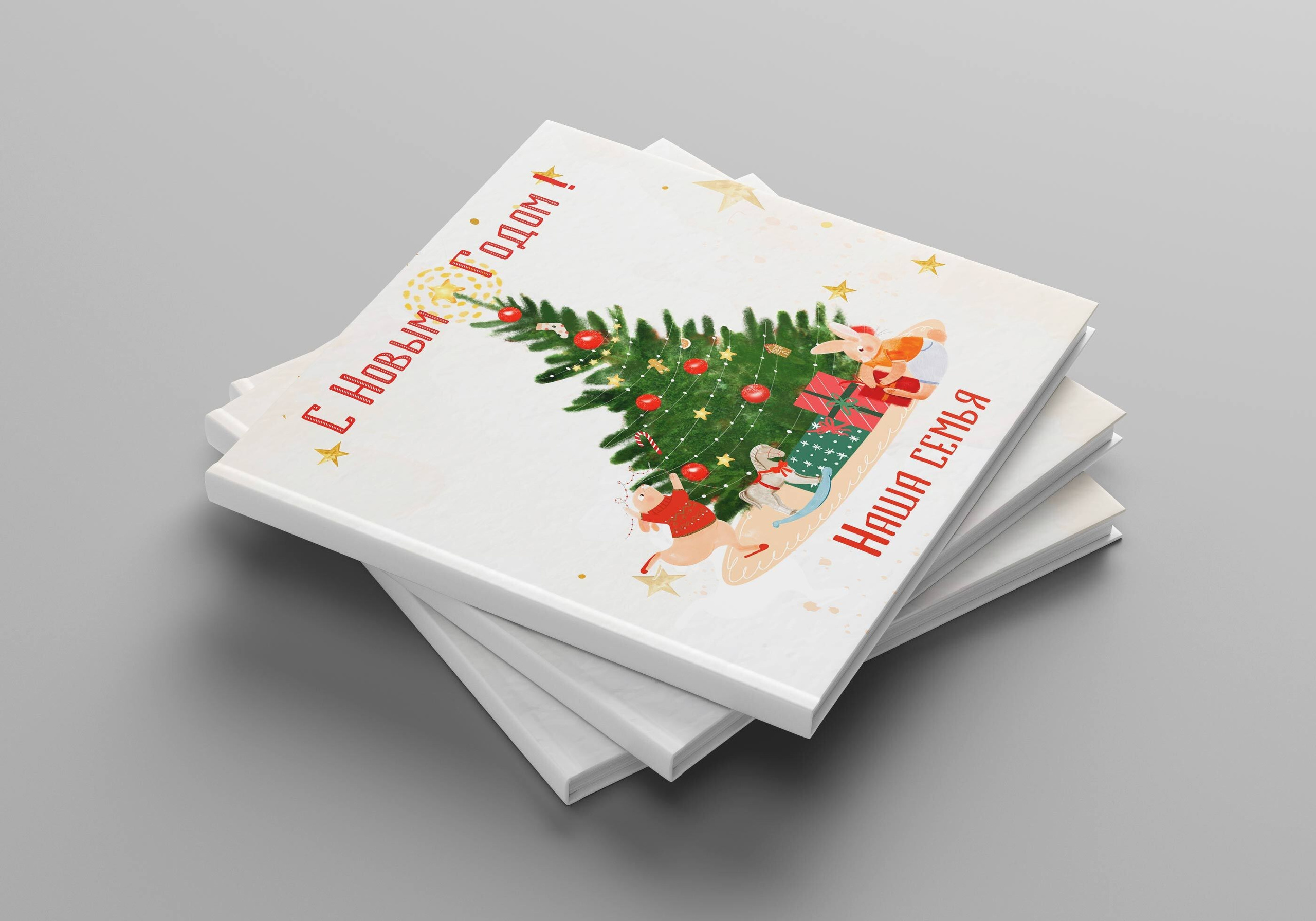 Дизайн НОВОГОДНАЯ фотокнига «Ель». Medlori fotobook Выпускные альбомы в Липецке Лариса Медведева