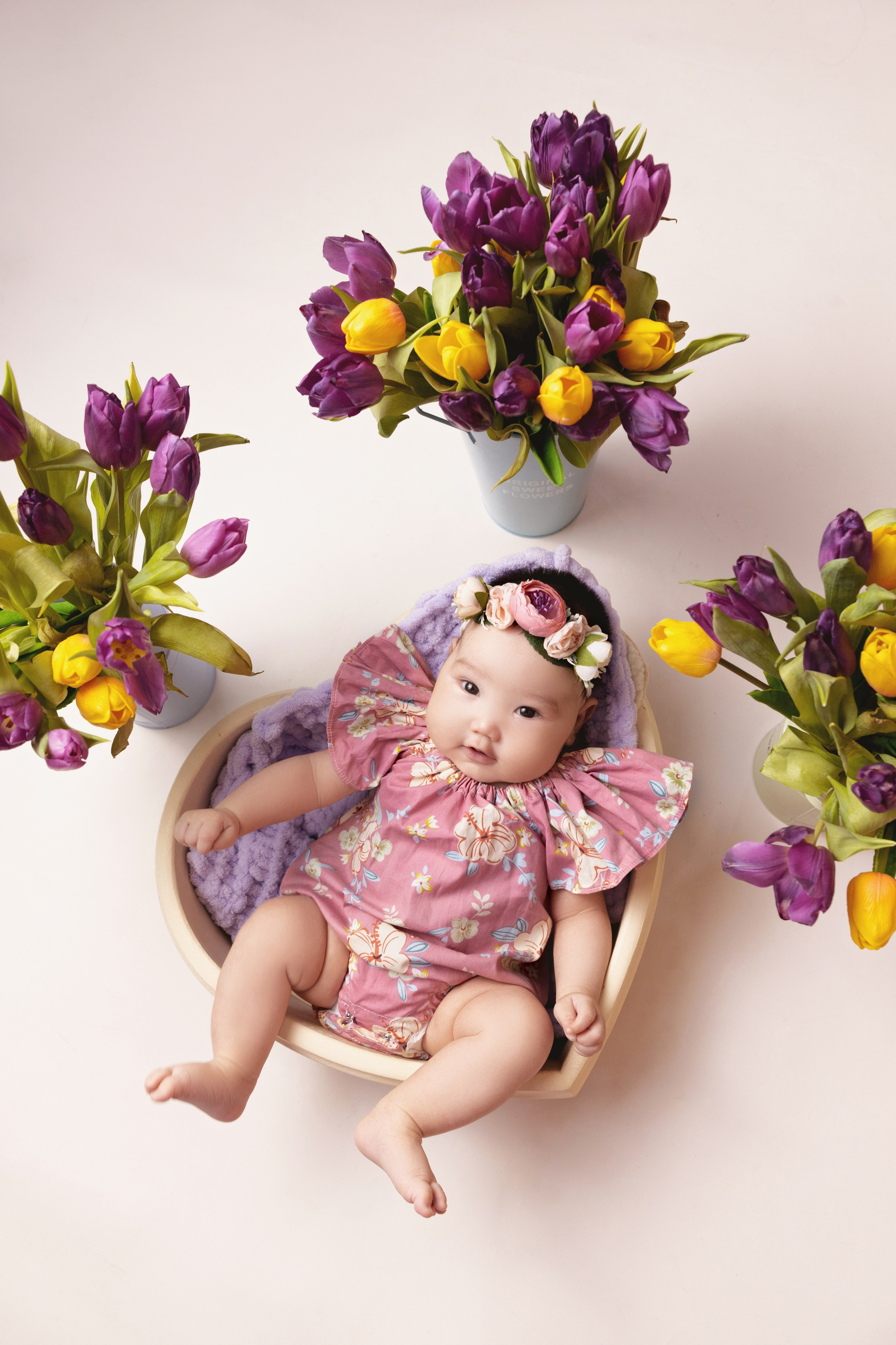 3-6 месяцев. Фотограф беременности, новорожденных и детей до года в Астане