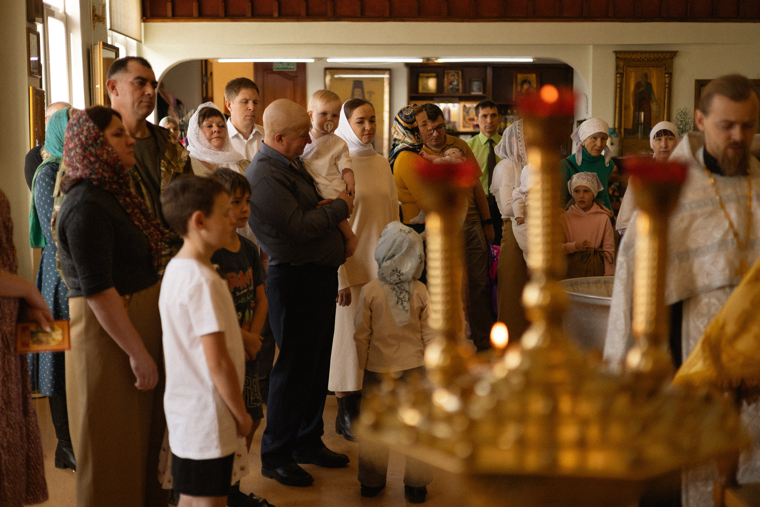 Крещение Лёвы. Фотограф в г. Чита