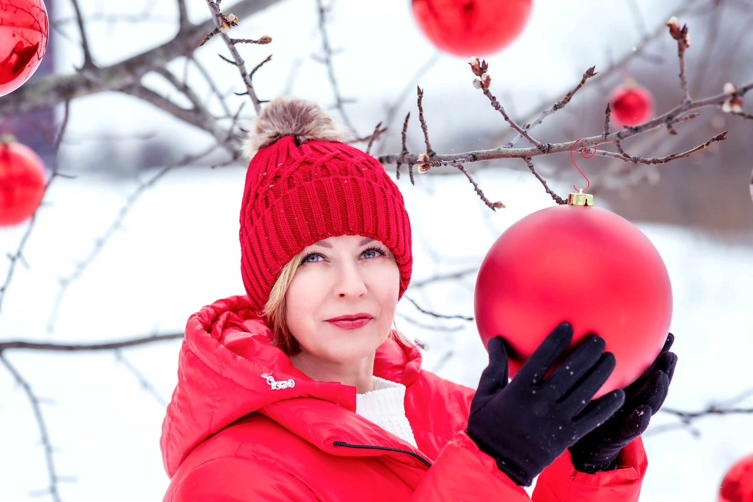 Фотопроект «Красные ШАРЫ». Фотограф Алина Лебедь