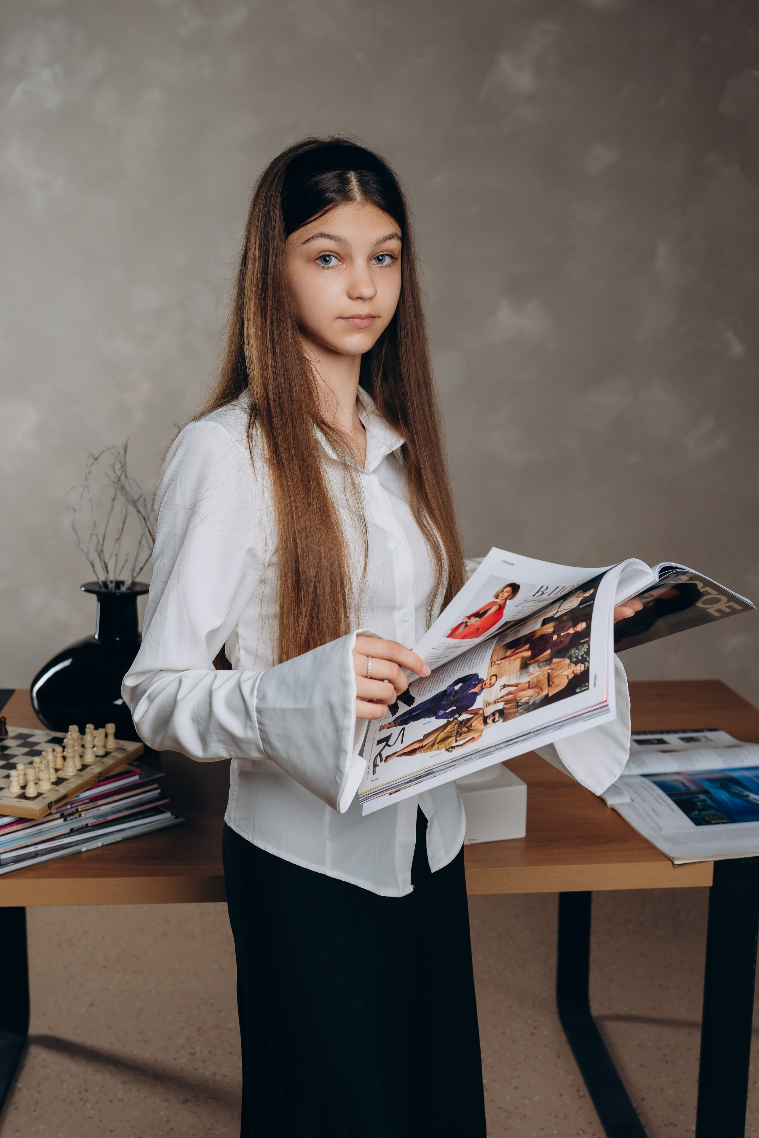 Рекламная съемка Woodbook. Efimova Model Agency