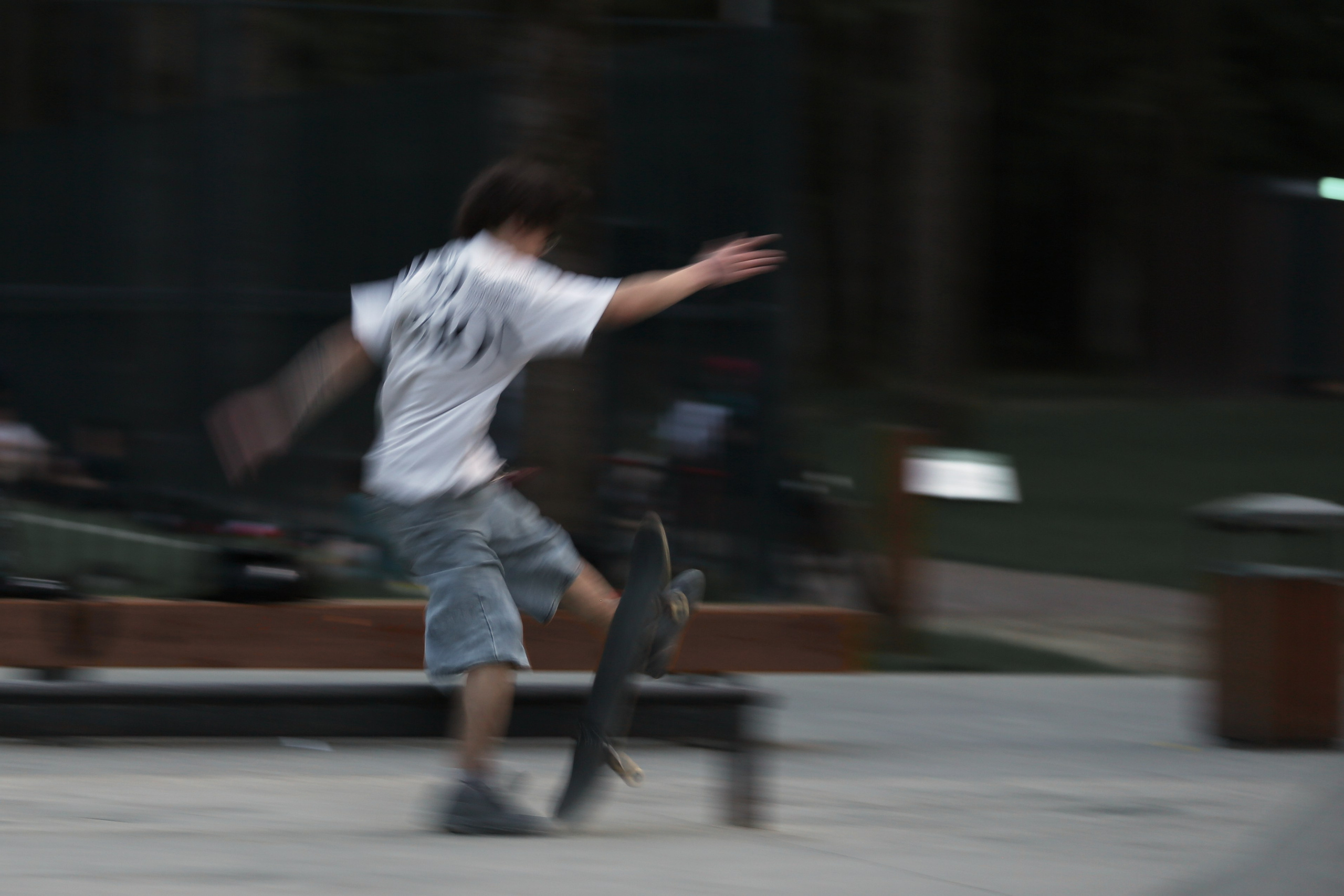 Blue hour in a skatepark. Фотограф Антонина Гудкова