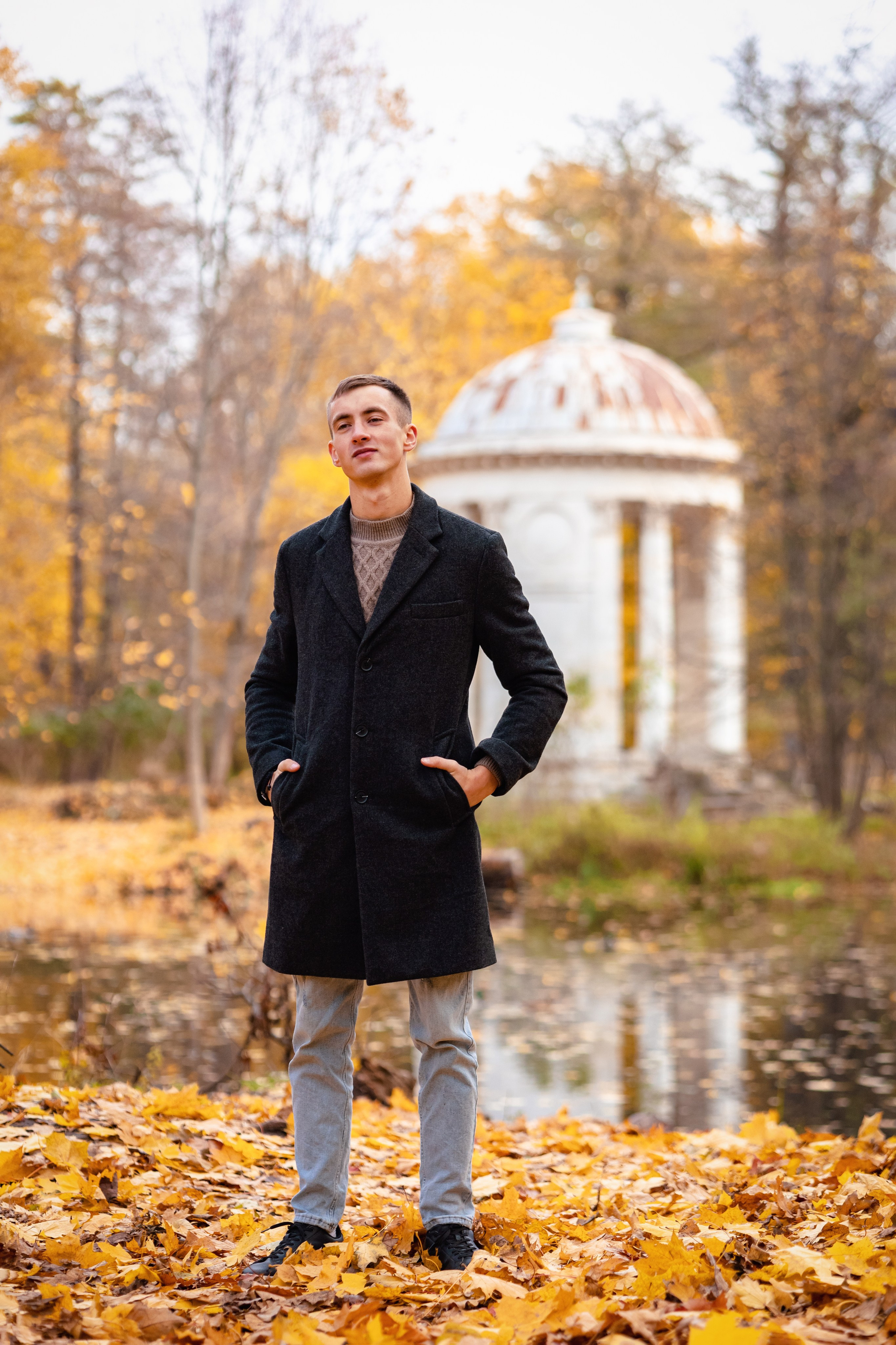 Осенняя фотосессия «История любви» в парке Быково