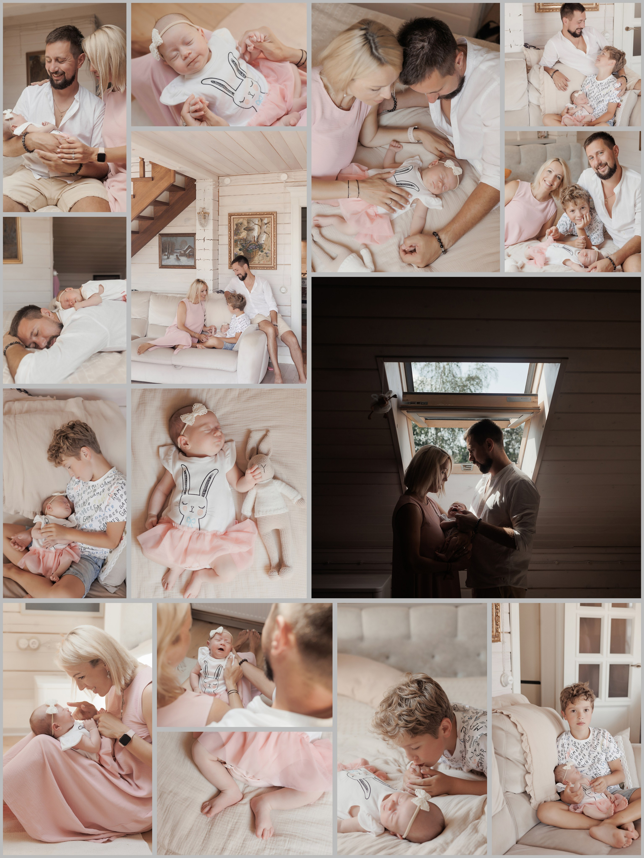 Семейная фотосессия в фотостудии и на природе в Твери. Свадебный и семейный фотограф в Твери и Тверской области