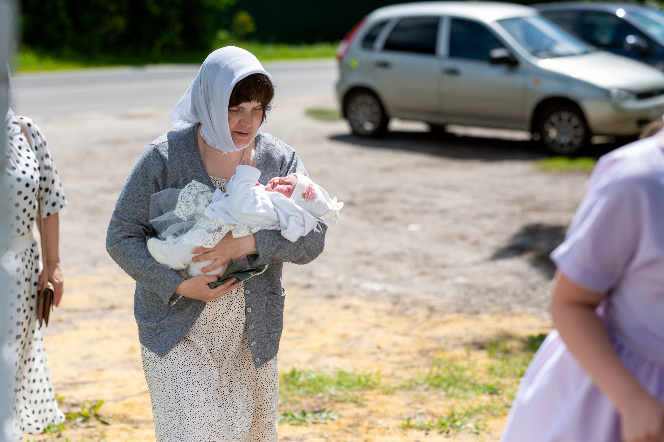 Крещение Ксении. Семейный фотограф в г. Воскресенск Наталия Молева