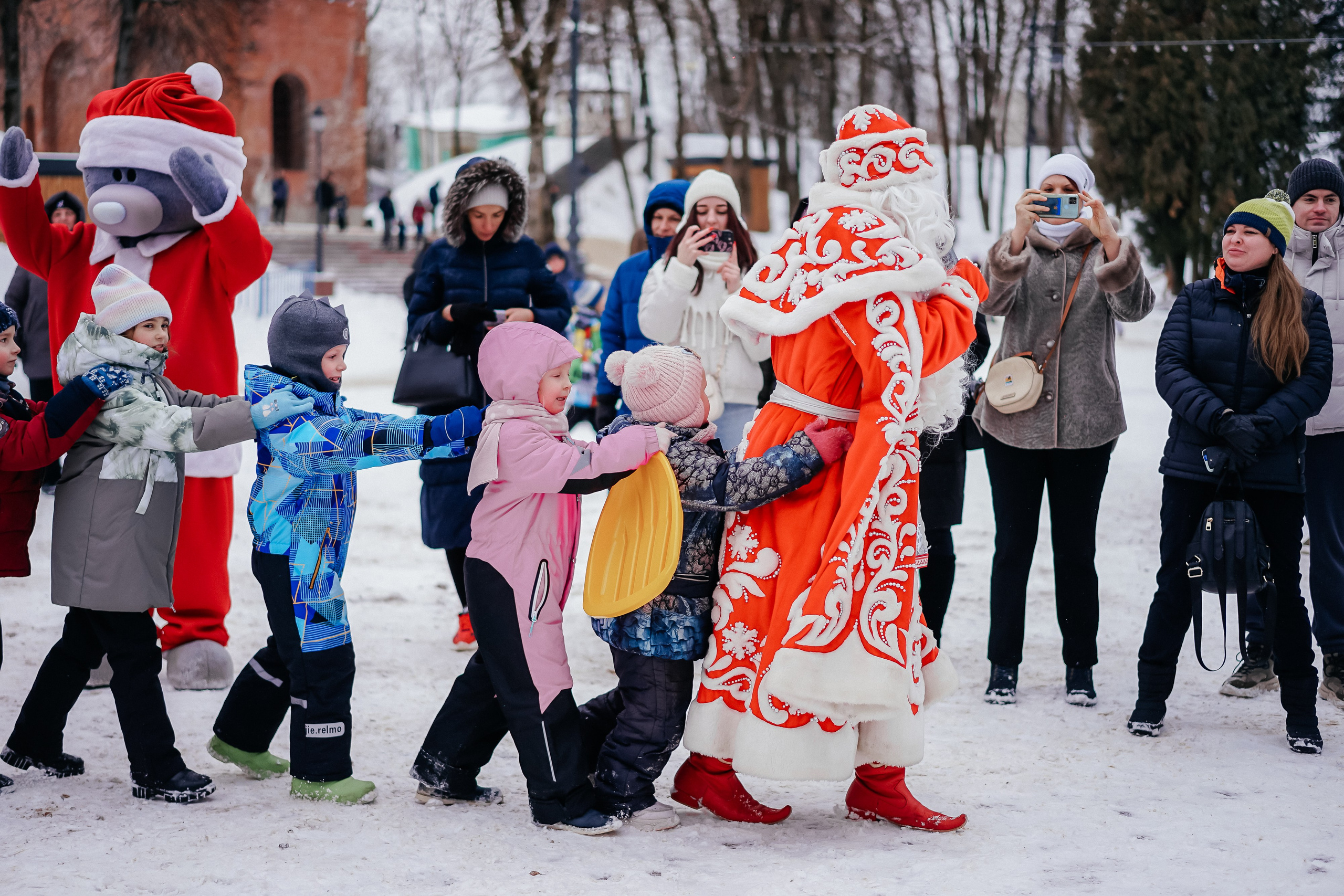 «Предновогодний переполох» Лопатинский сад, 14.12.2024. Фотограф и видеограф Смоленск | Студия Цезарь