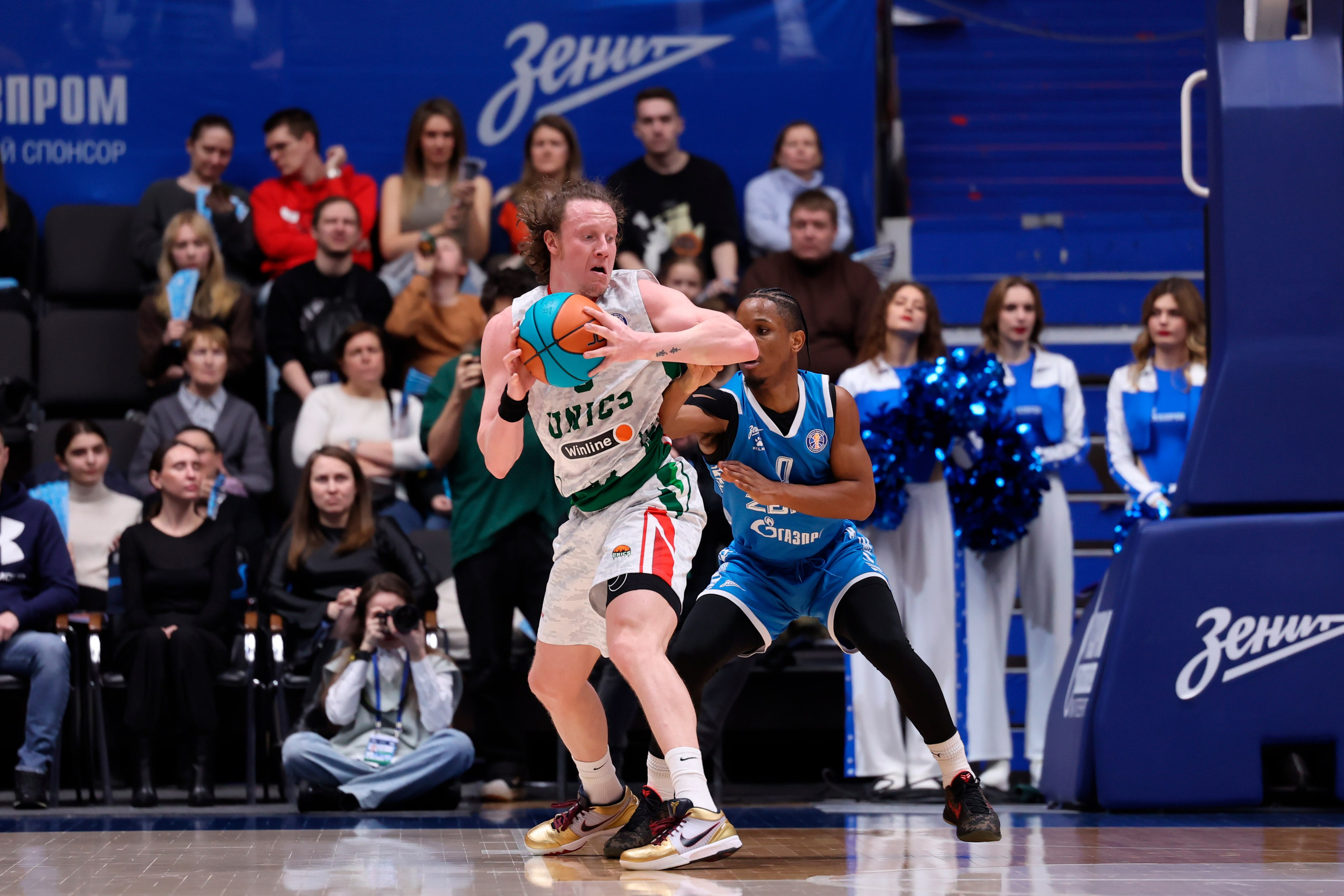 БК Зенит — БК Уникс 13.02.2025. Спортивный и репортажный фотограф Антон Тереханов