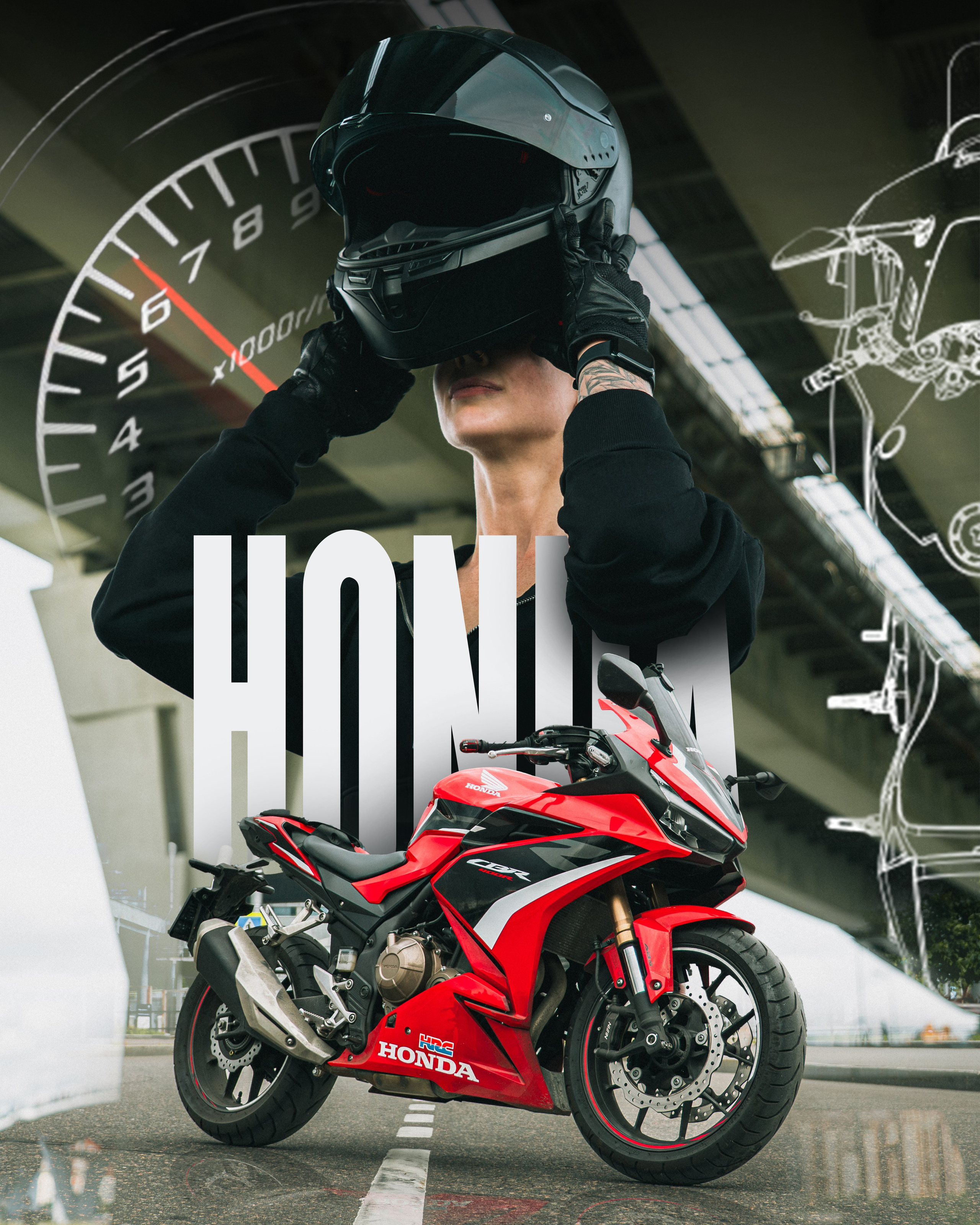 HONDA 400r. Valya Fleks