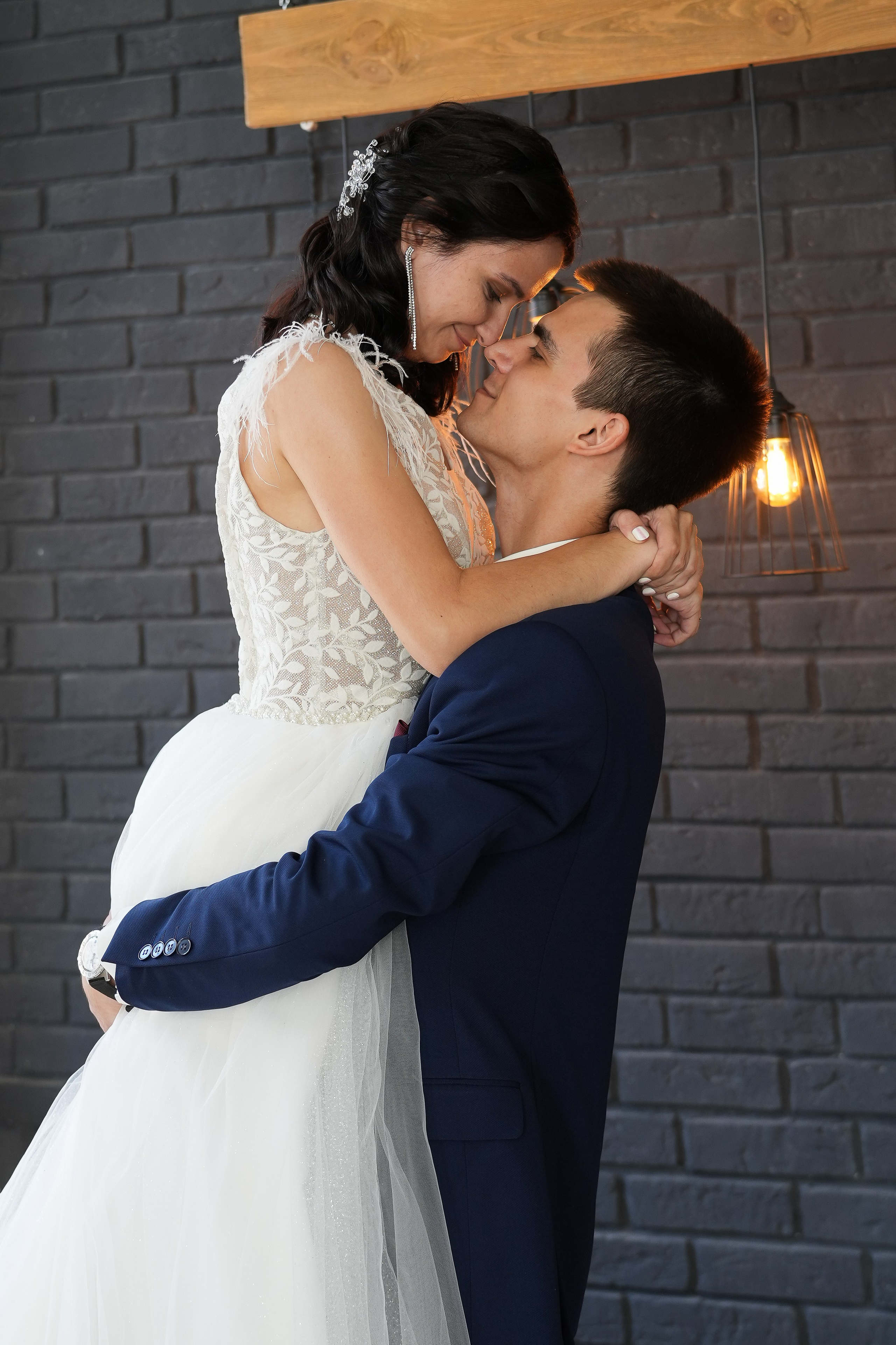 Свадебная фотосессия в интерьерной студии. Семейный фотограф Владимир Просвиркин. г. Самара