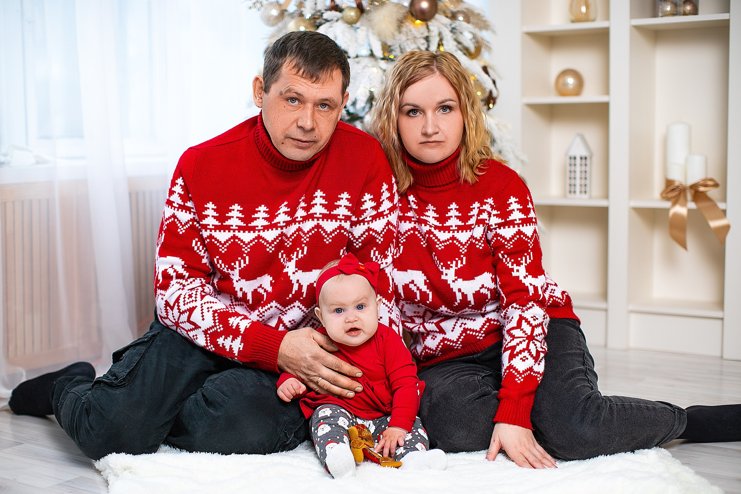 Михаил, Наталья и Машенька. Семейный и детский newborn фотограф в Ростове-на-Дону Наталья Лебедева