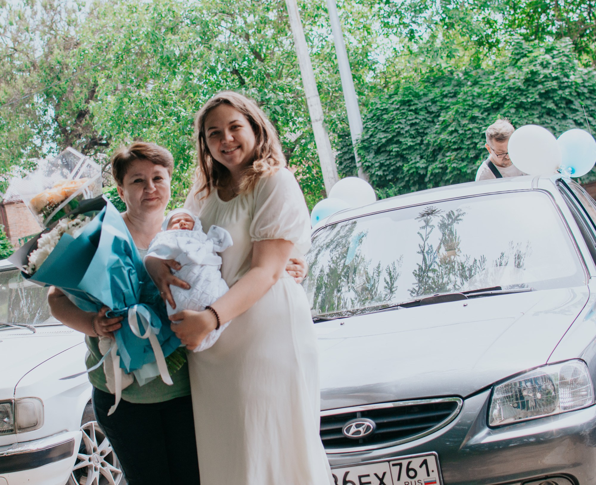 Выписка из роддома. Фотограф Ростов-на-Дону | фототерапевт