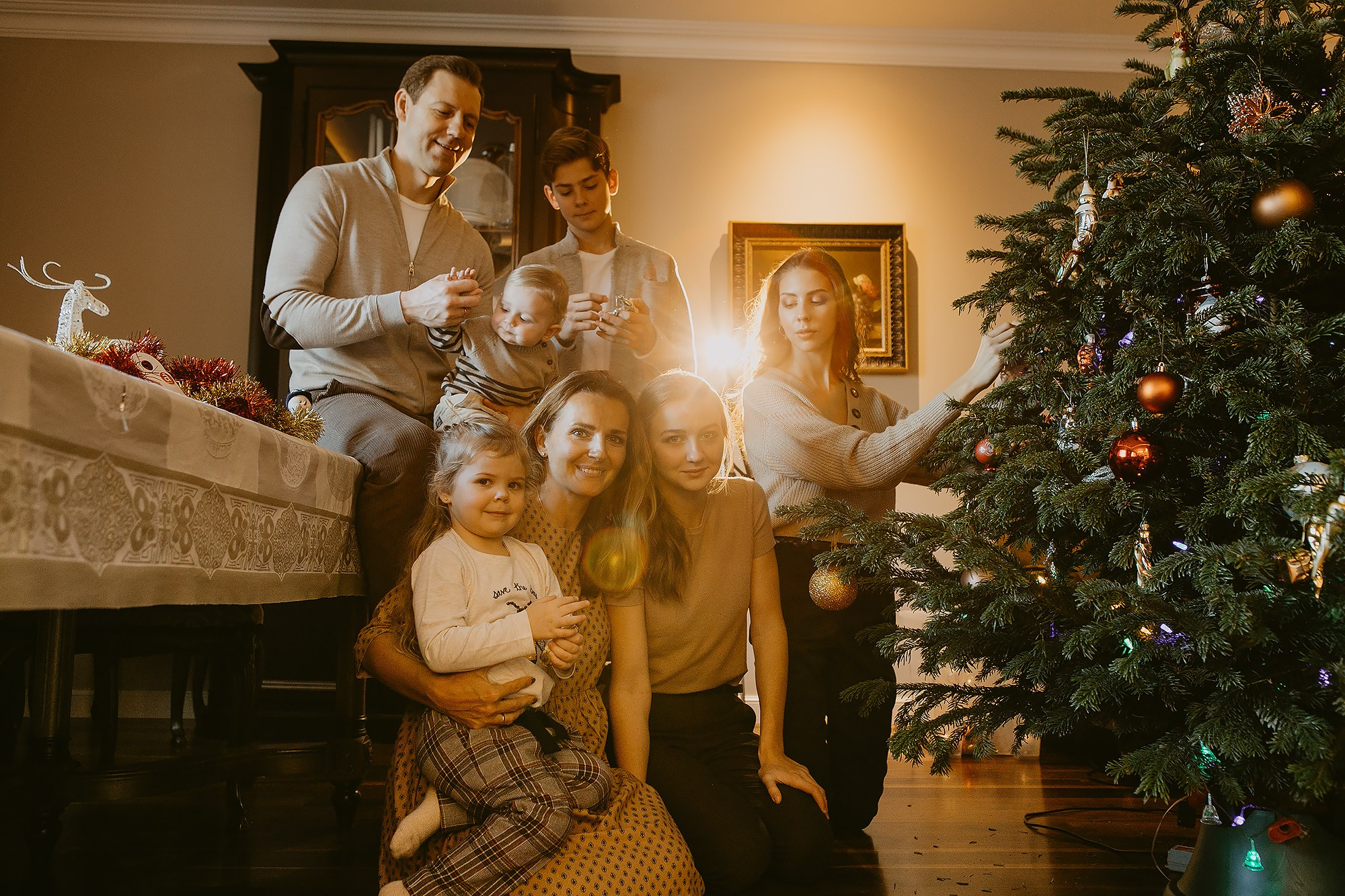 Новогодняя фотосессия дома. Семейный фотограф Маша Тимофеева | Москва