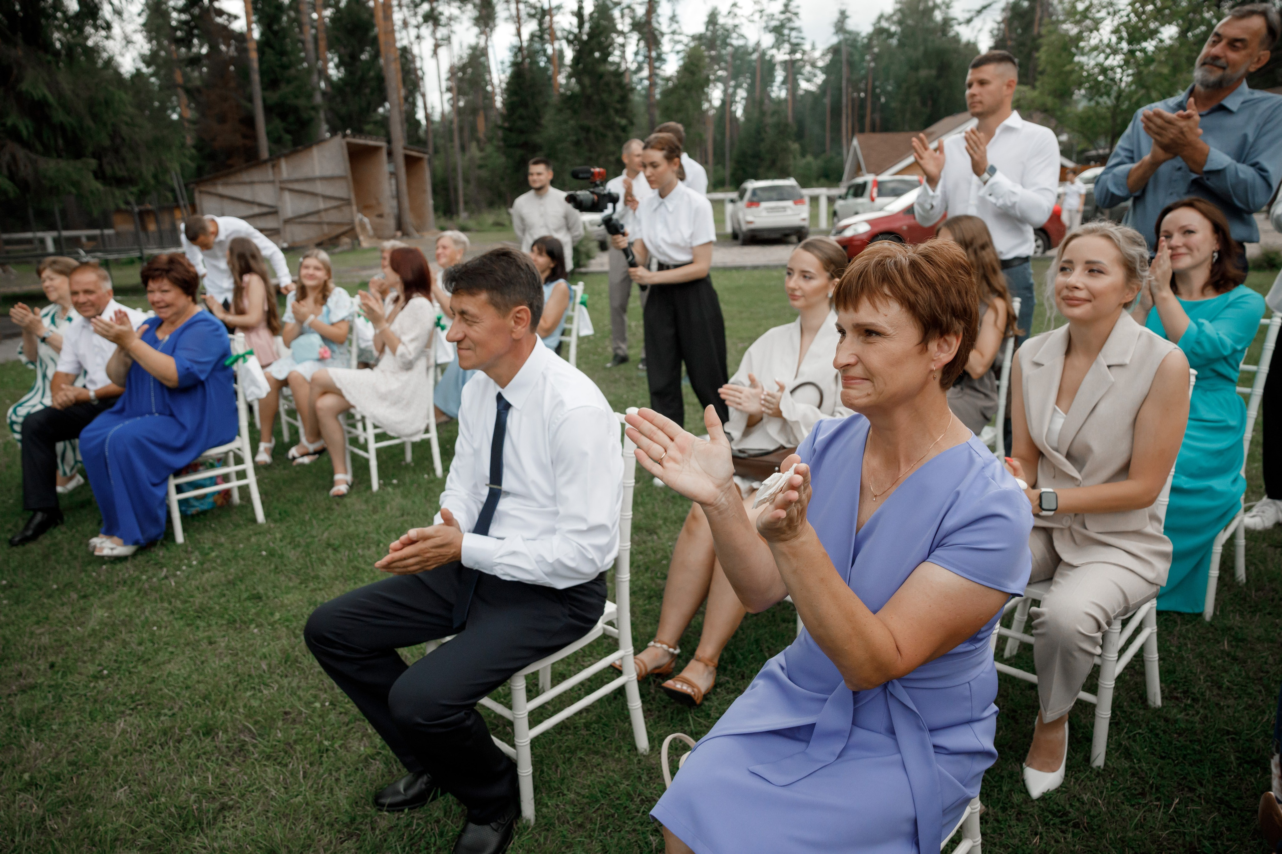 Полина и Дмитрий, загородный клуб «Барин», ЗАГС в г. Пушкино. Свадебный и репортажный фотограф (Москва, Королев и другие)