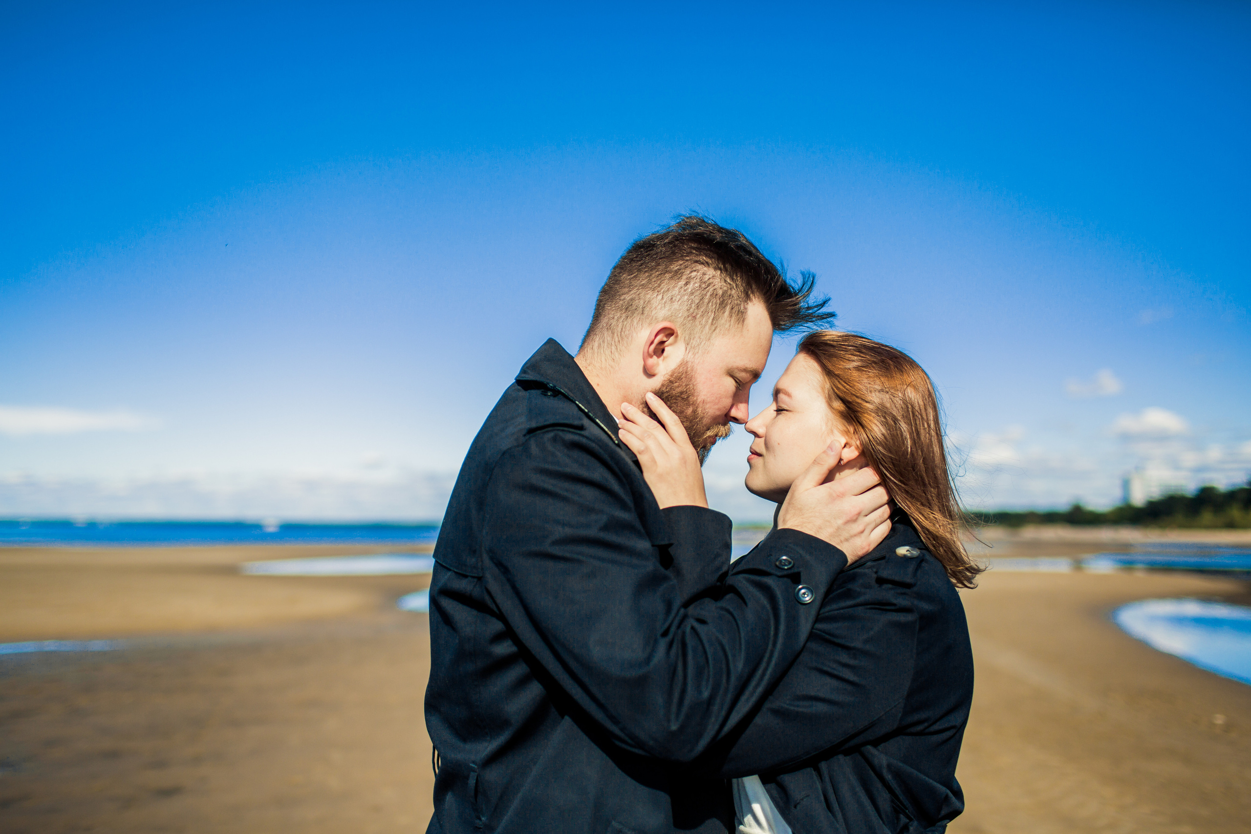 Love story на пляже Финского залива. Детский, свадебный и семейный фотограф Юлия Курбатова, Санкт-Петербург