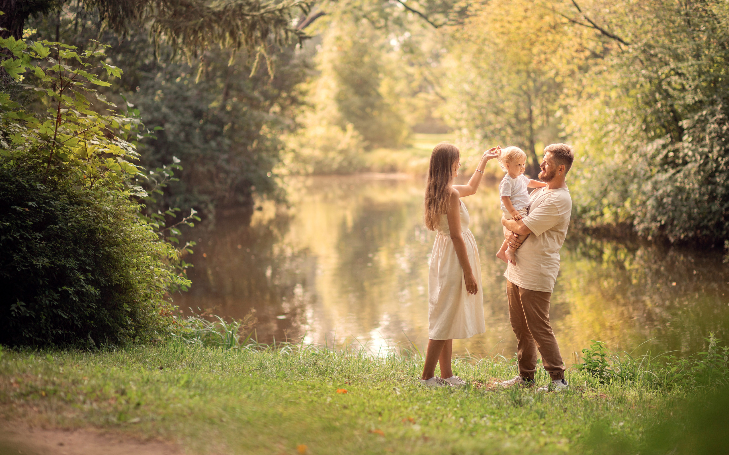 Семейная фотосессия. Екатерина, Руслан и Тимофей. Фотограф Наталья Яковлева, Санкт-Петербург. Семьи, ньюборн, крещения